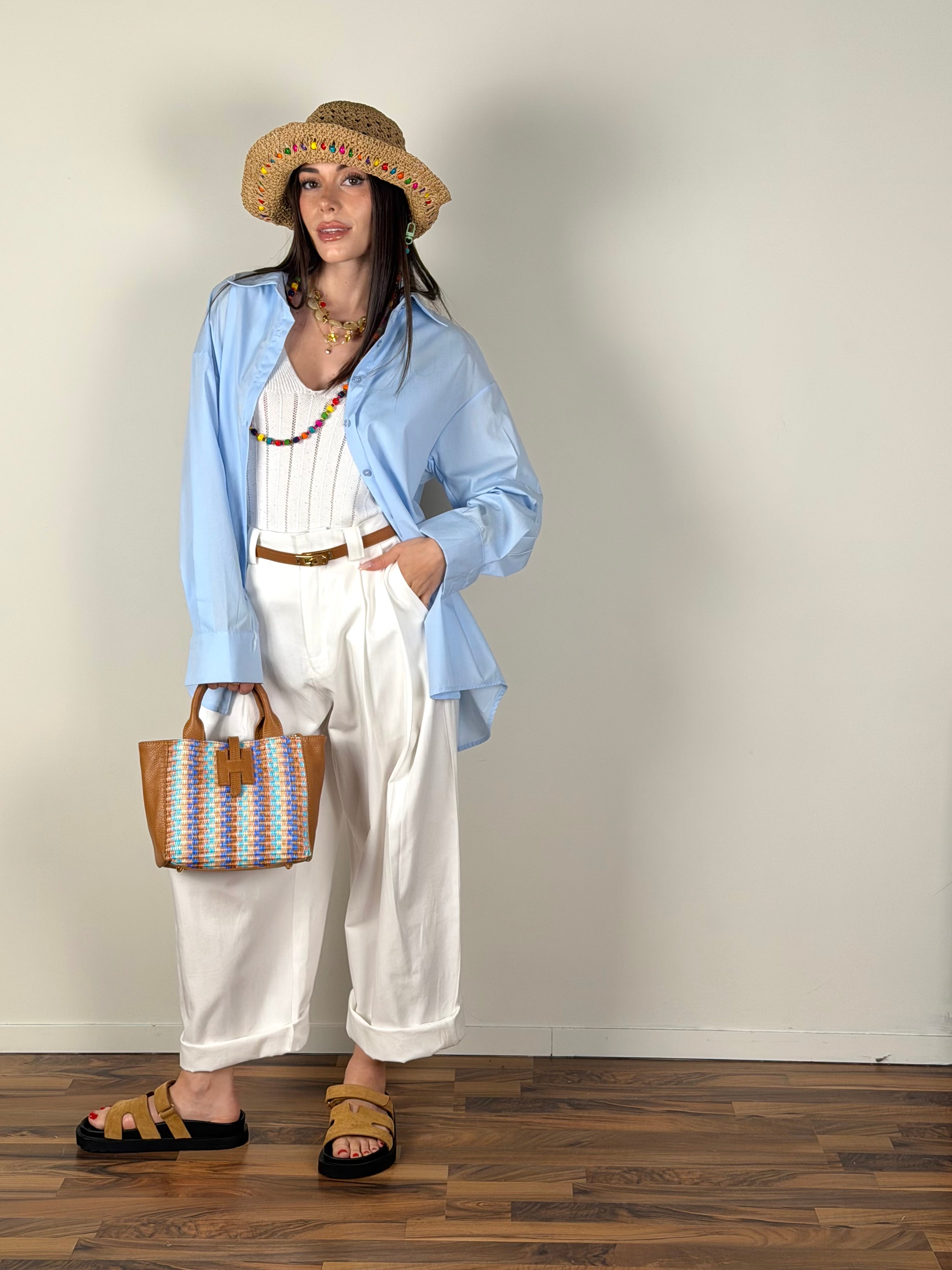 Camicia Zoe celeste