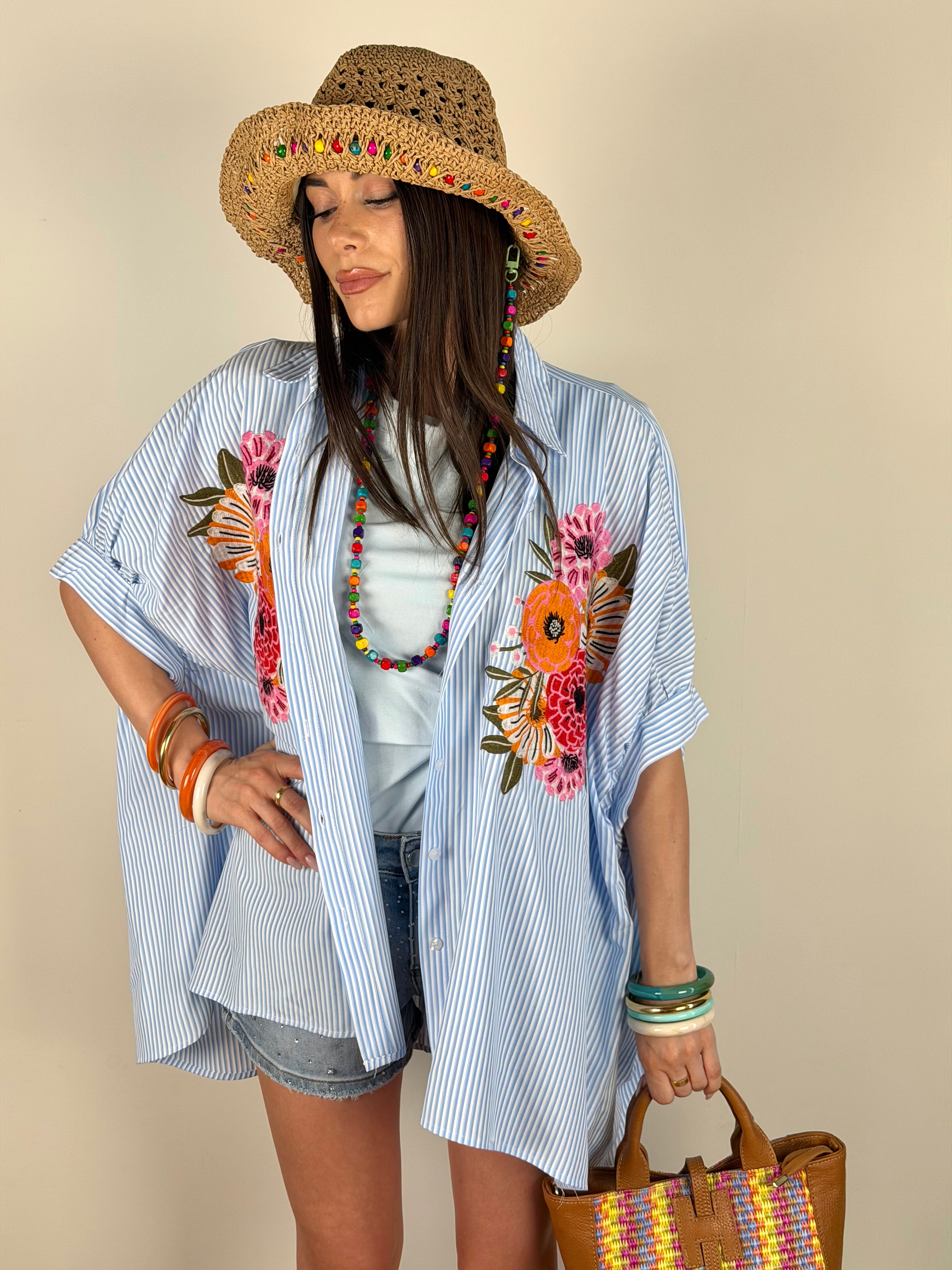 Camicia Brooklyn celeste
