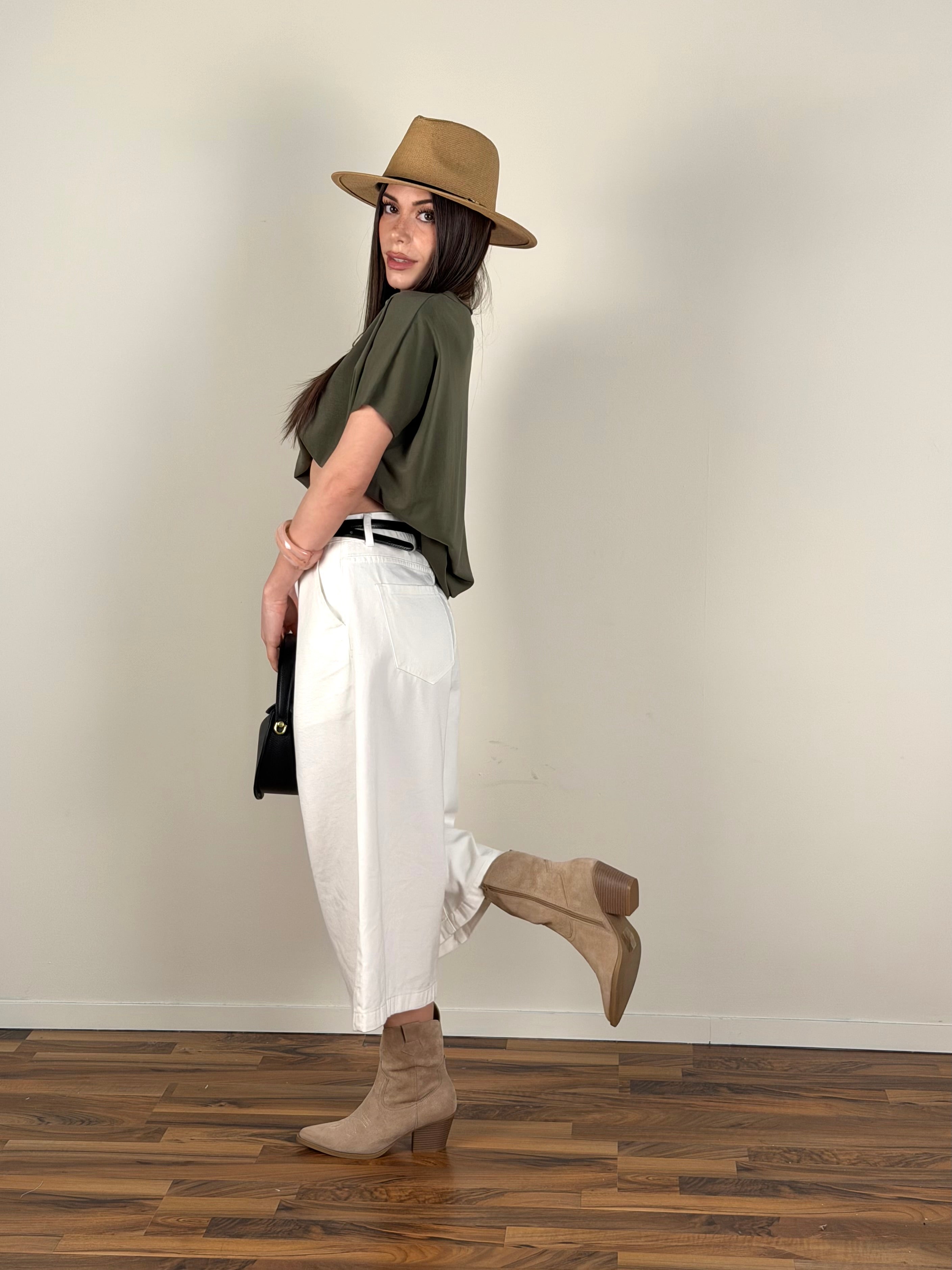 T-shirt Olivia rosa verde