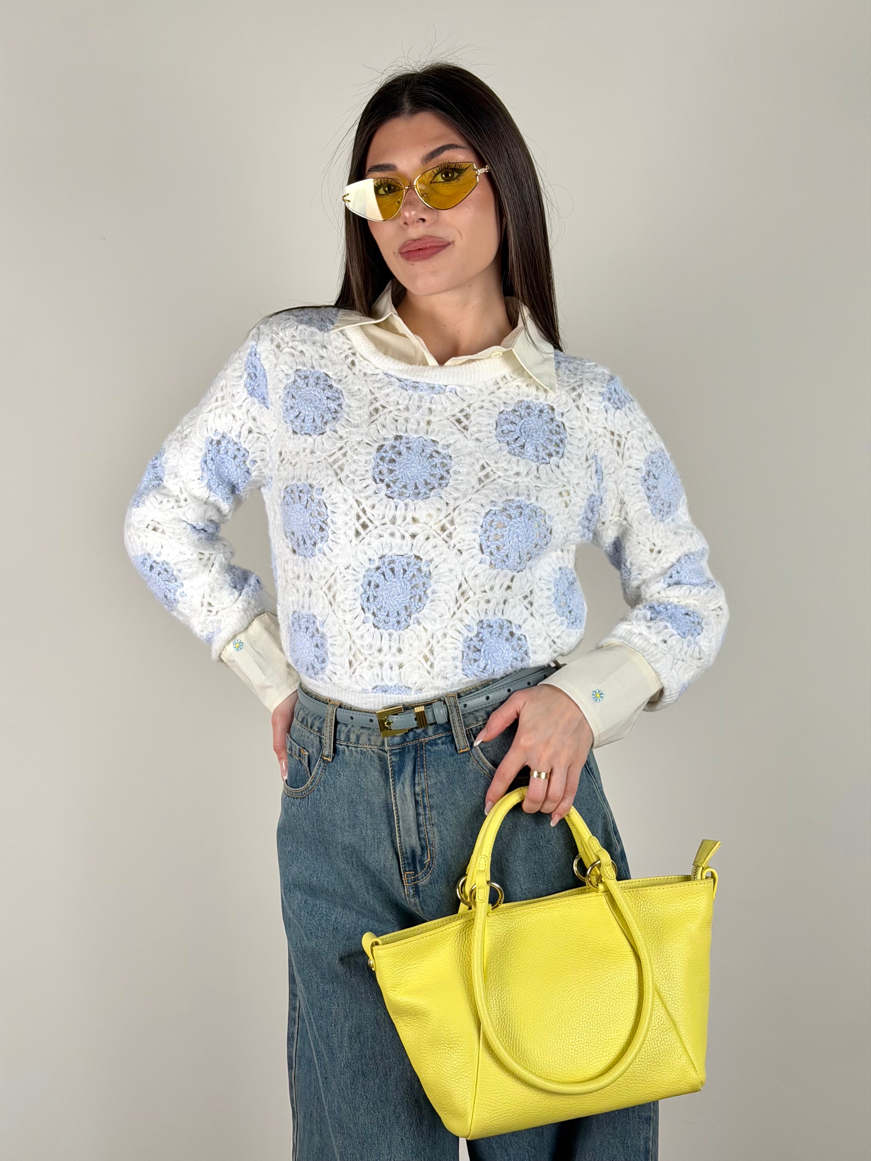 Maglia Dolly celeste