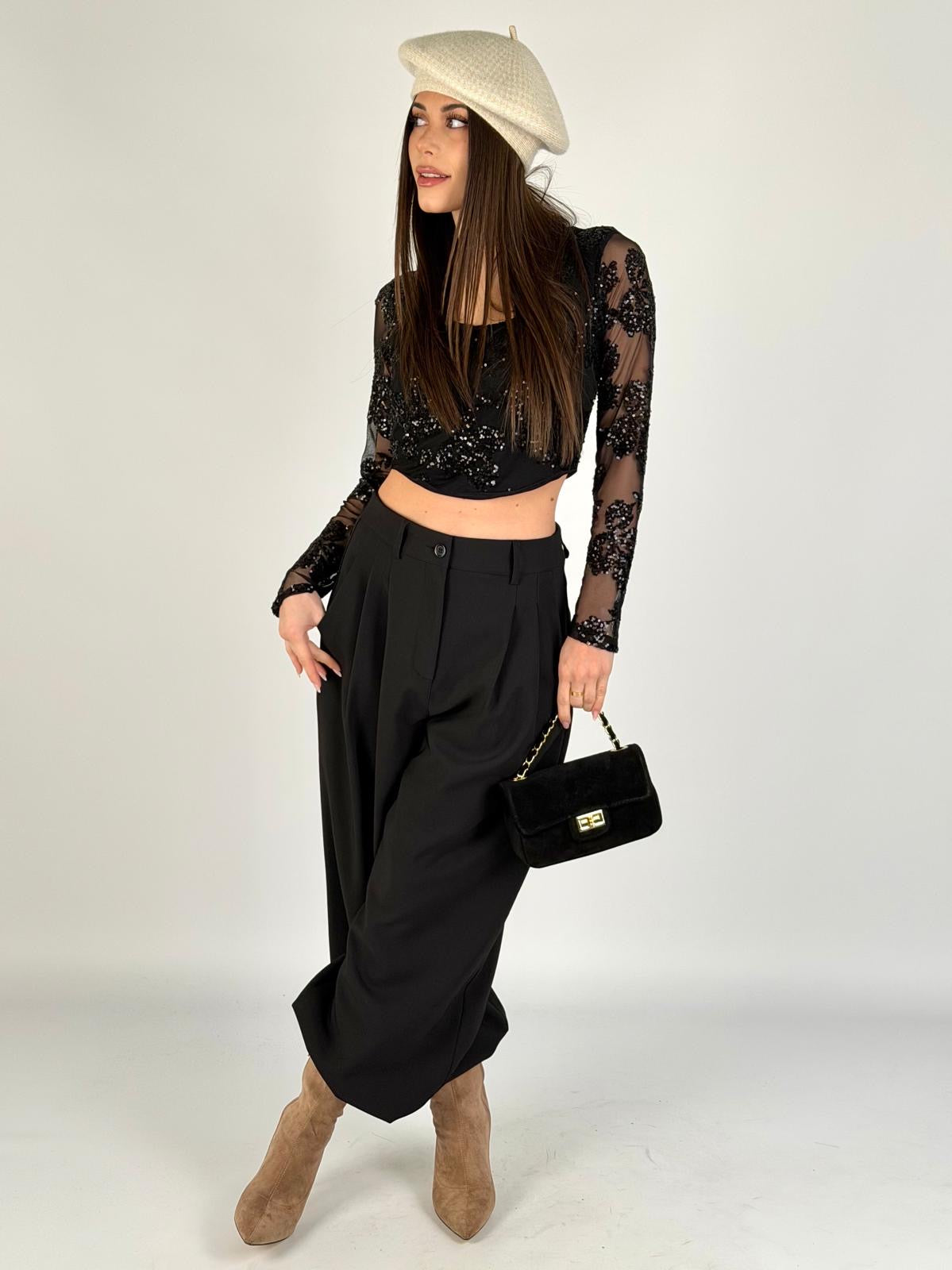 Pantalone Irene nero