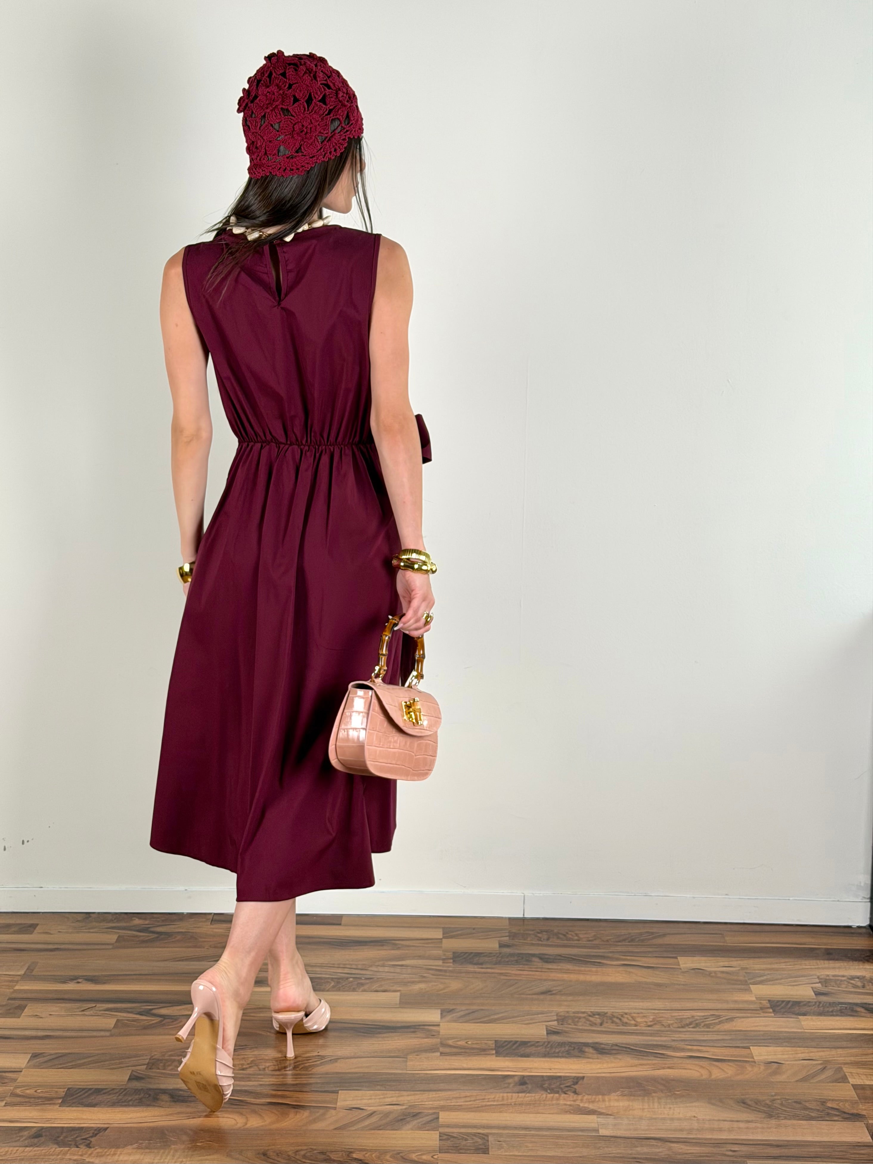 Abito Ingrid bordeaux