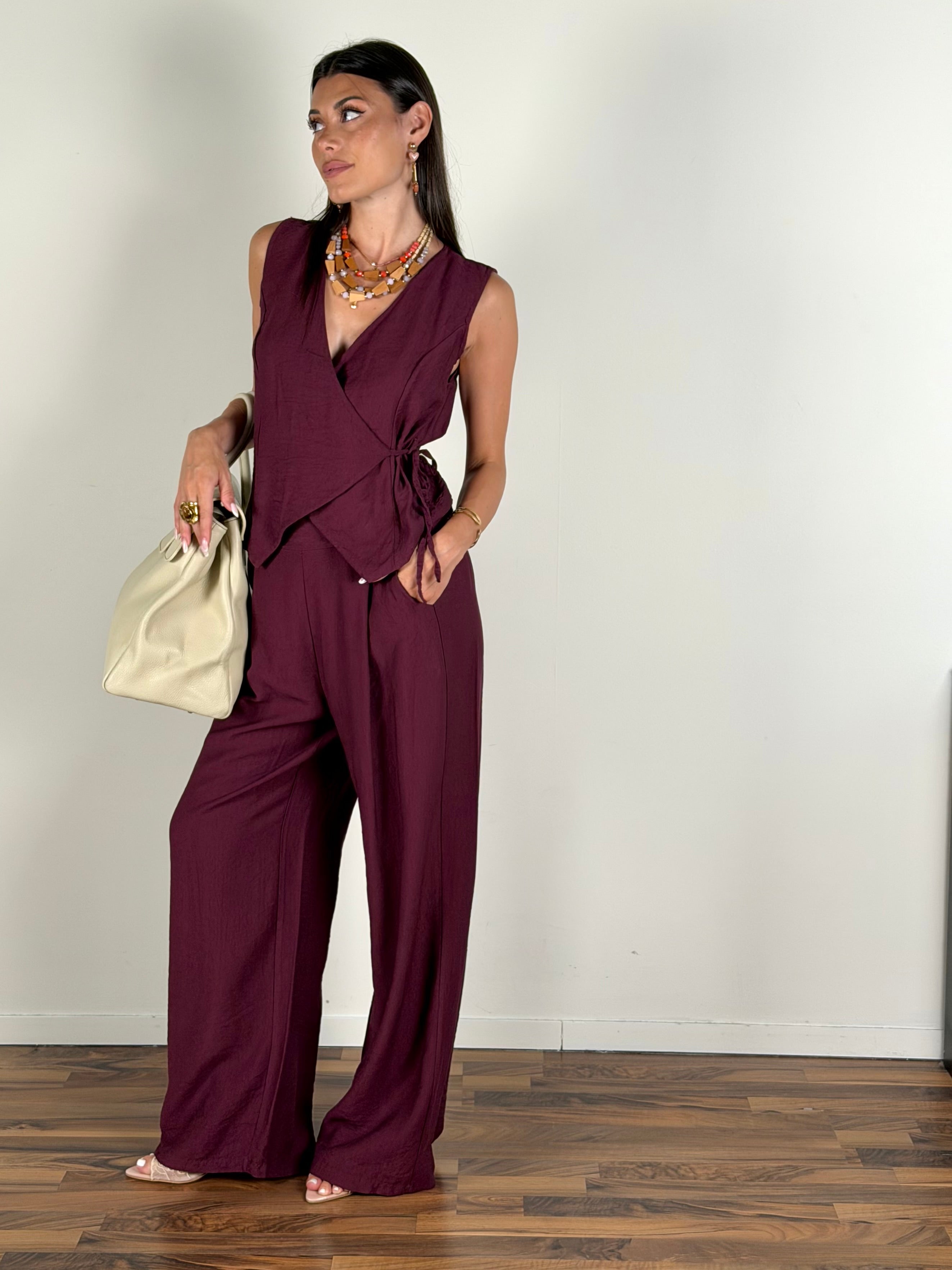 Completo Zulema bordeaux
