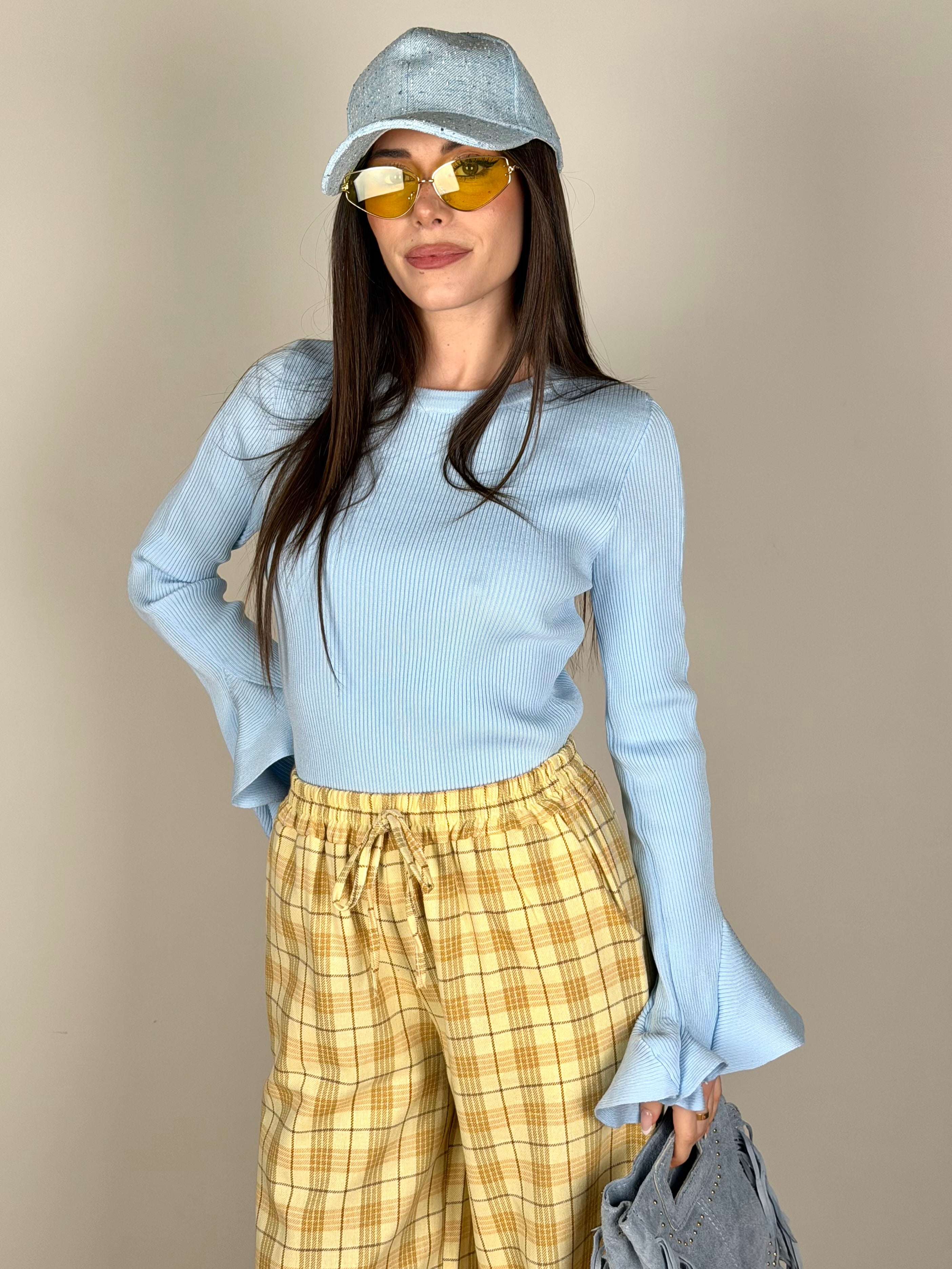 Maglia monday celeste