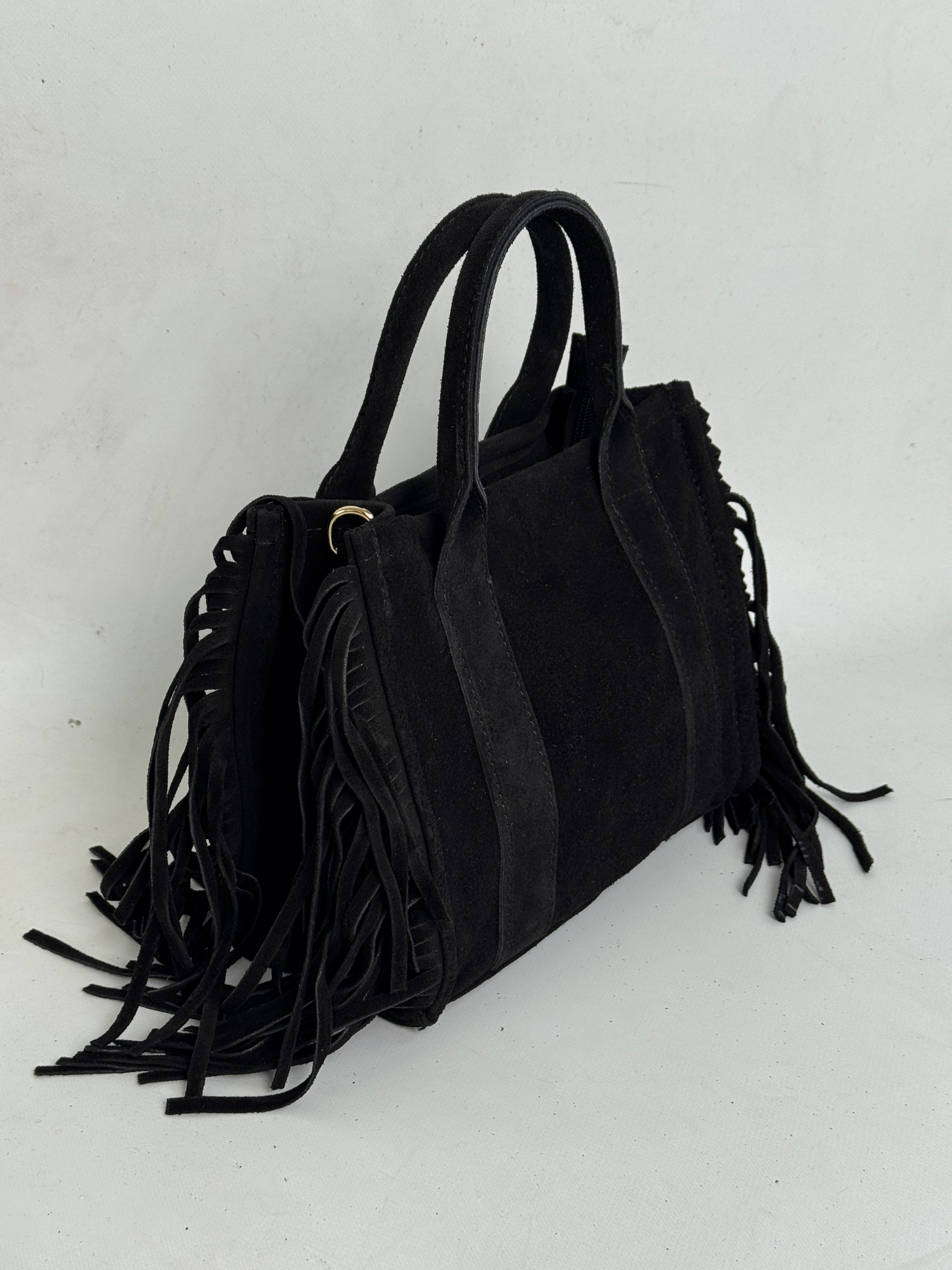 TOTE BAG in camoscio