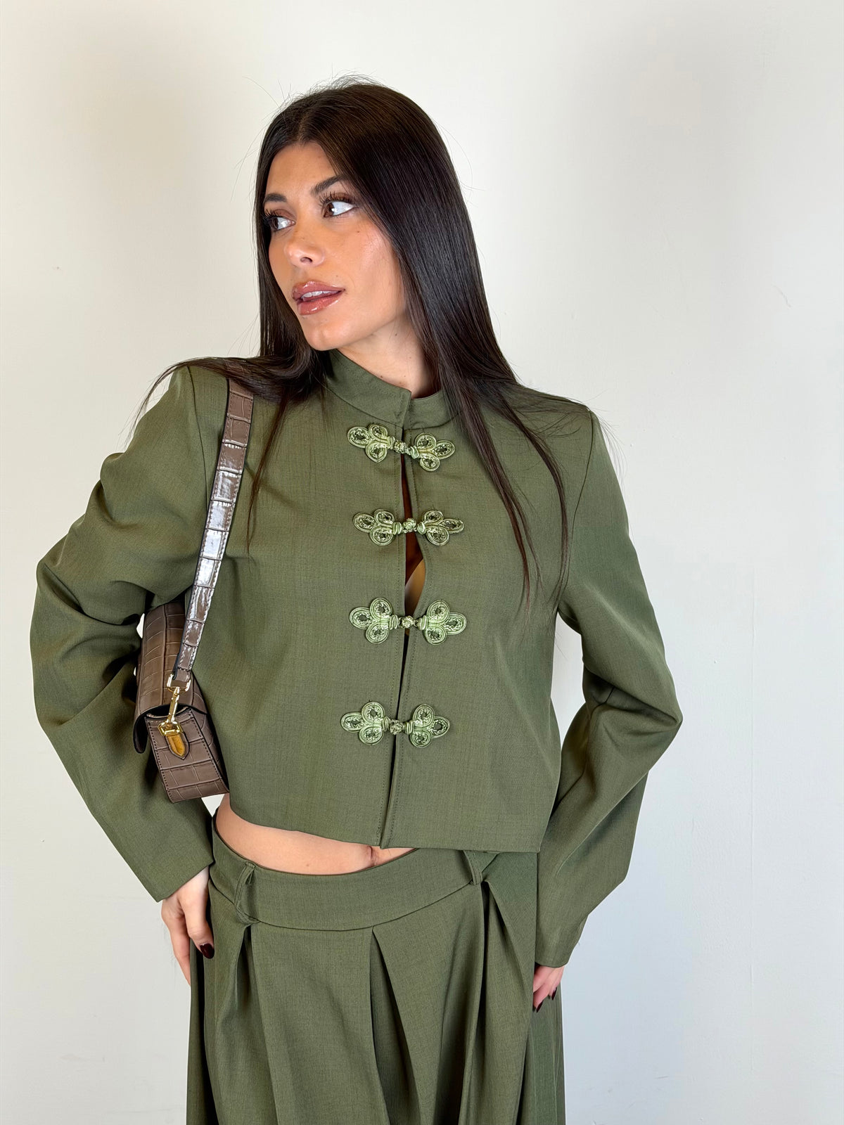 Tailleur Oriental verde