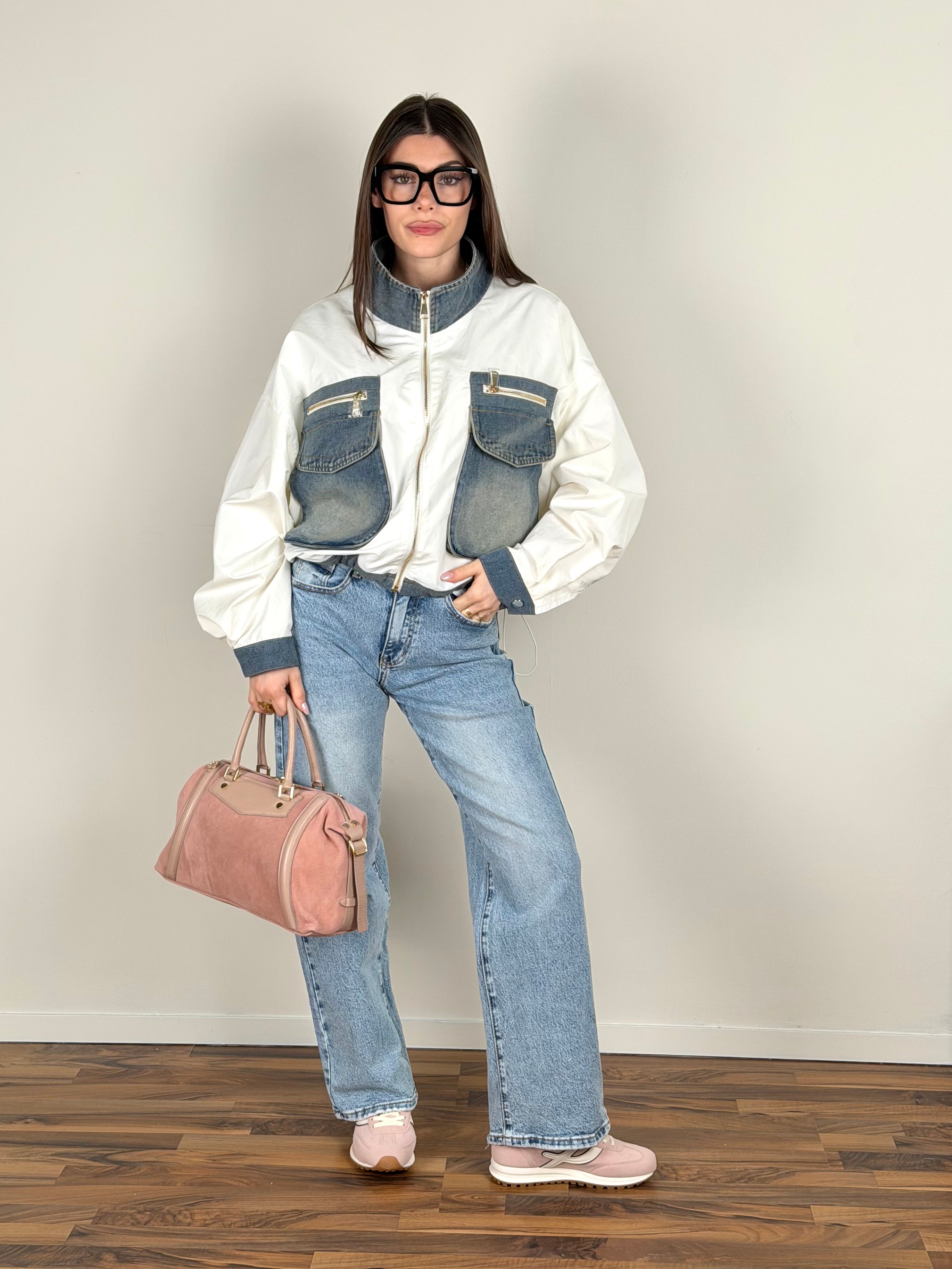 Bomber Carly denim
