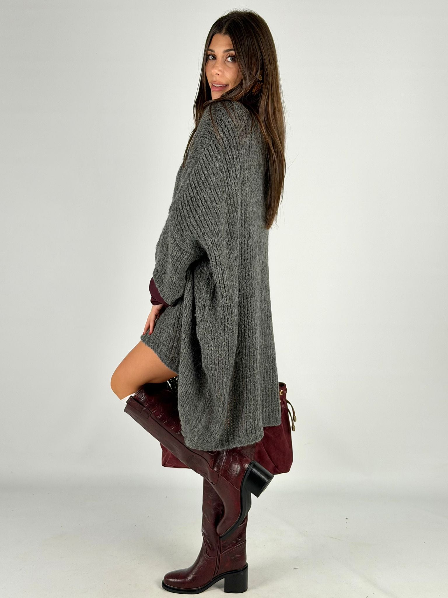 Abito/maglione Adriana grigio