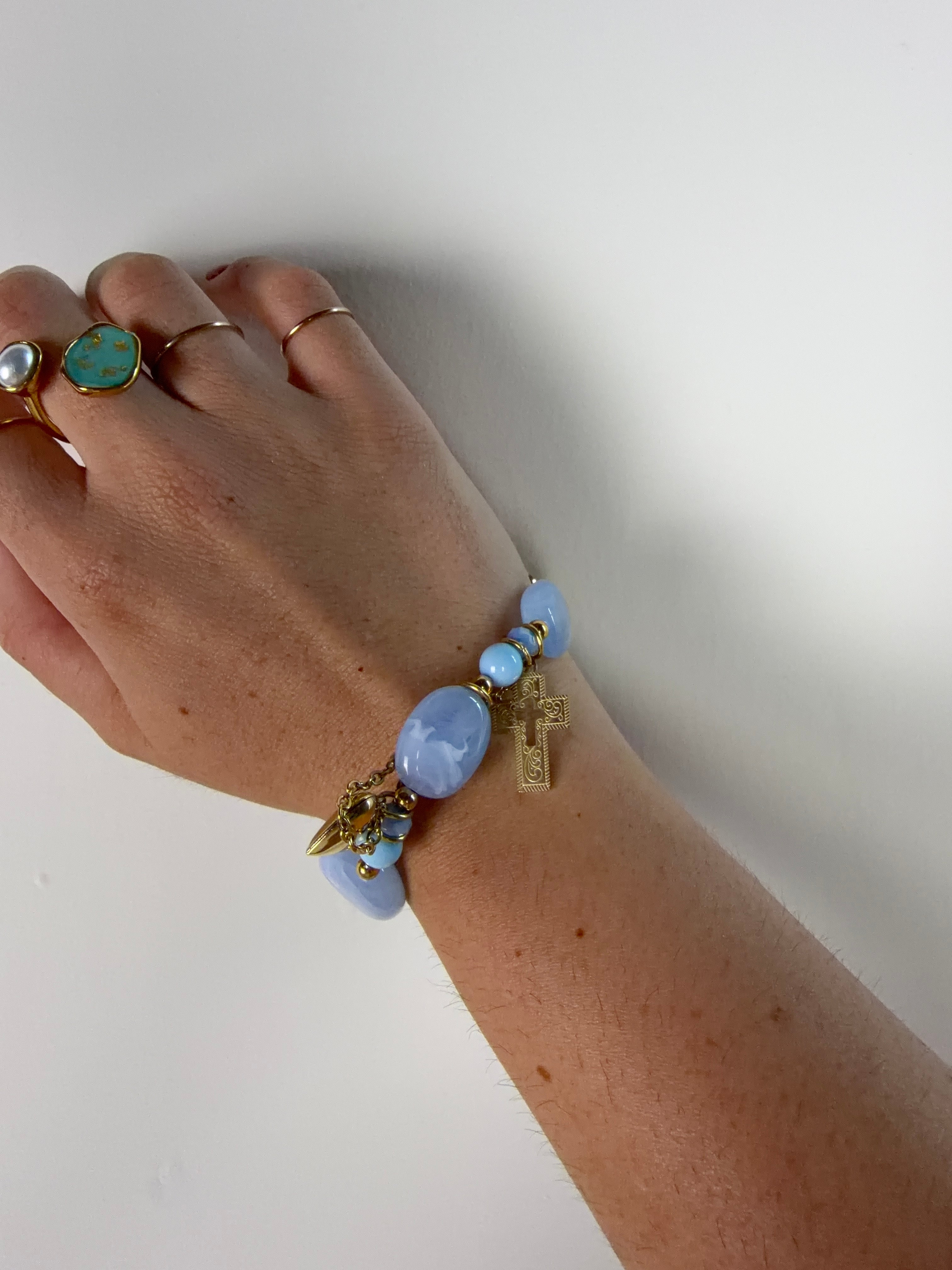 Bracciale ciondoli CELESTE - collezione HAPPY