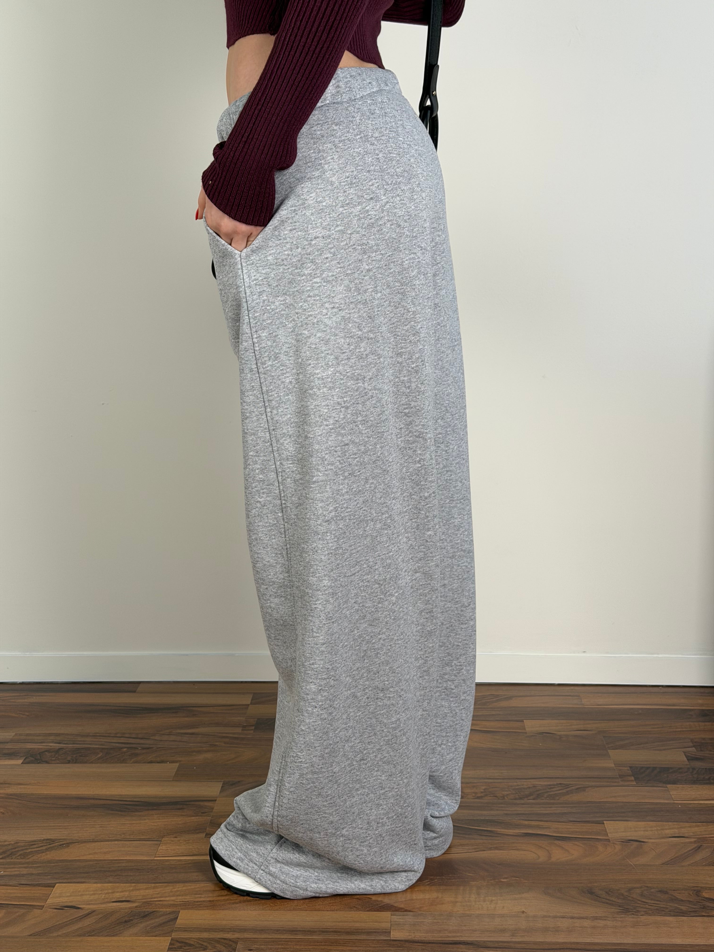 Pantalone tuta City grigio