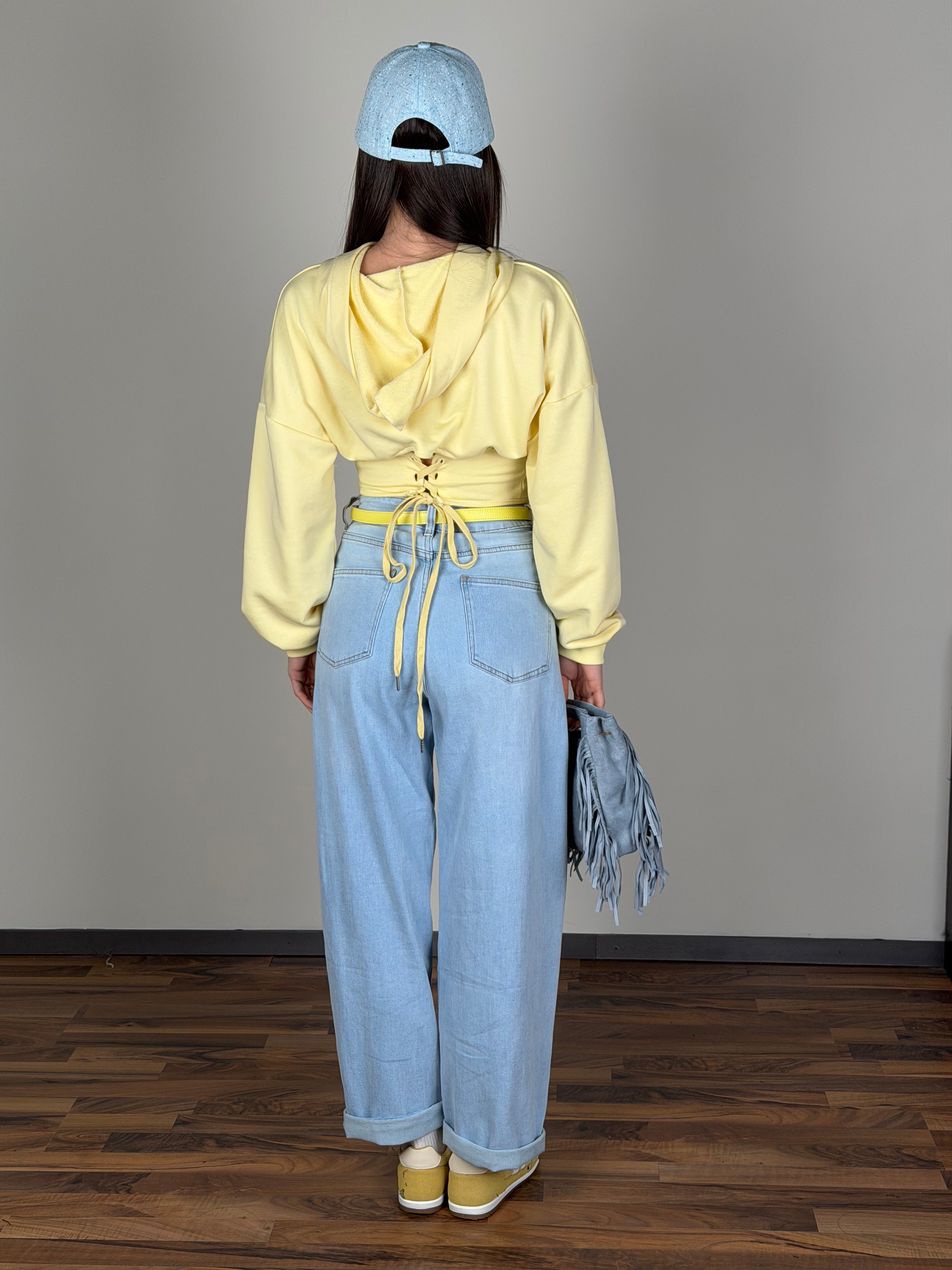 Felpa Las Vegas gialla