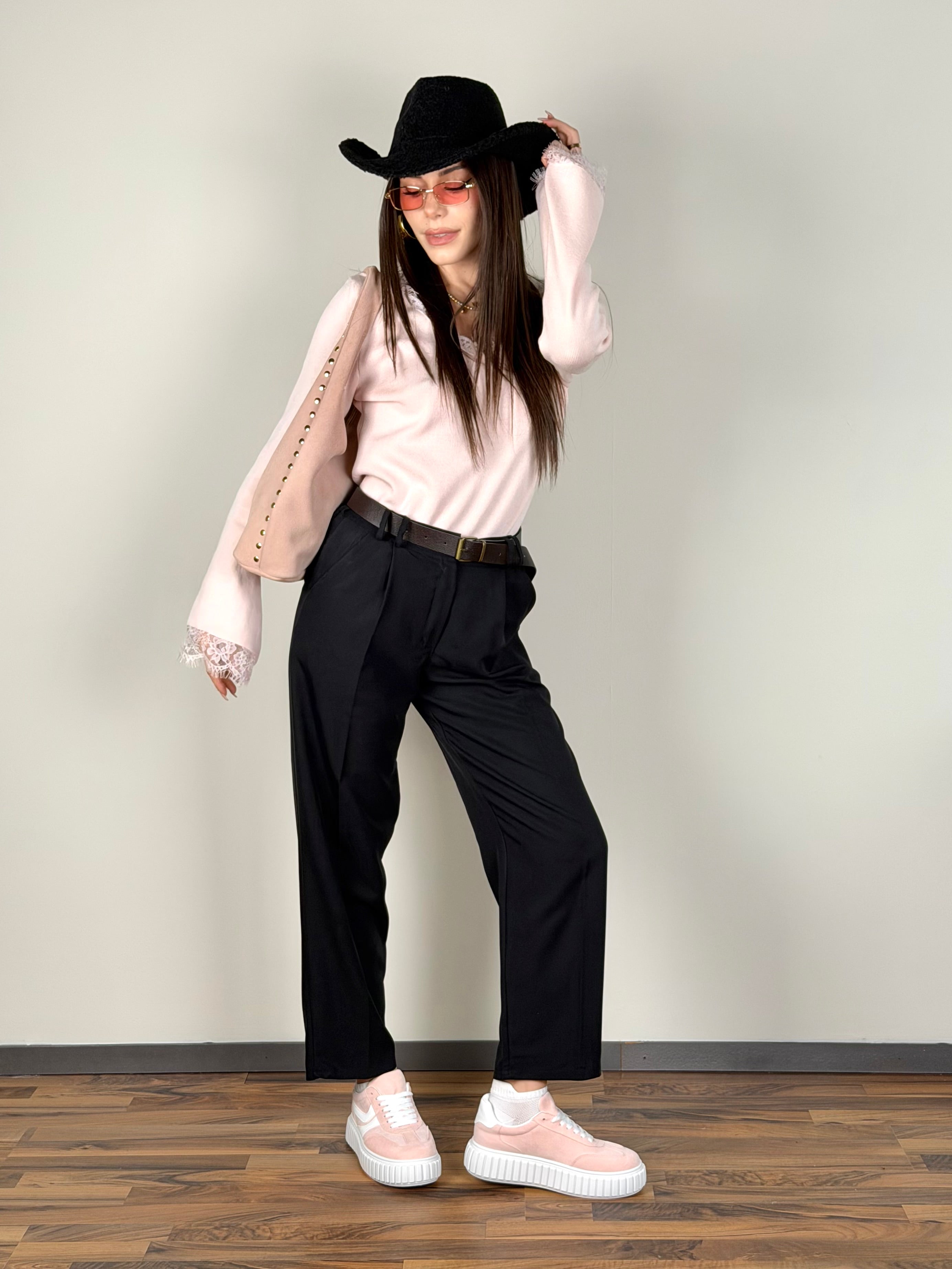 Pantalone Celine nero