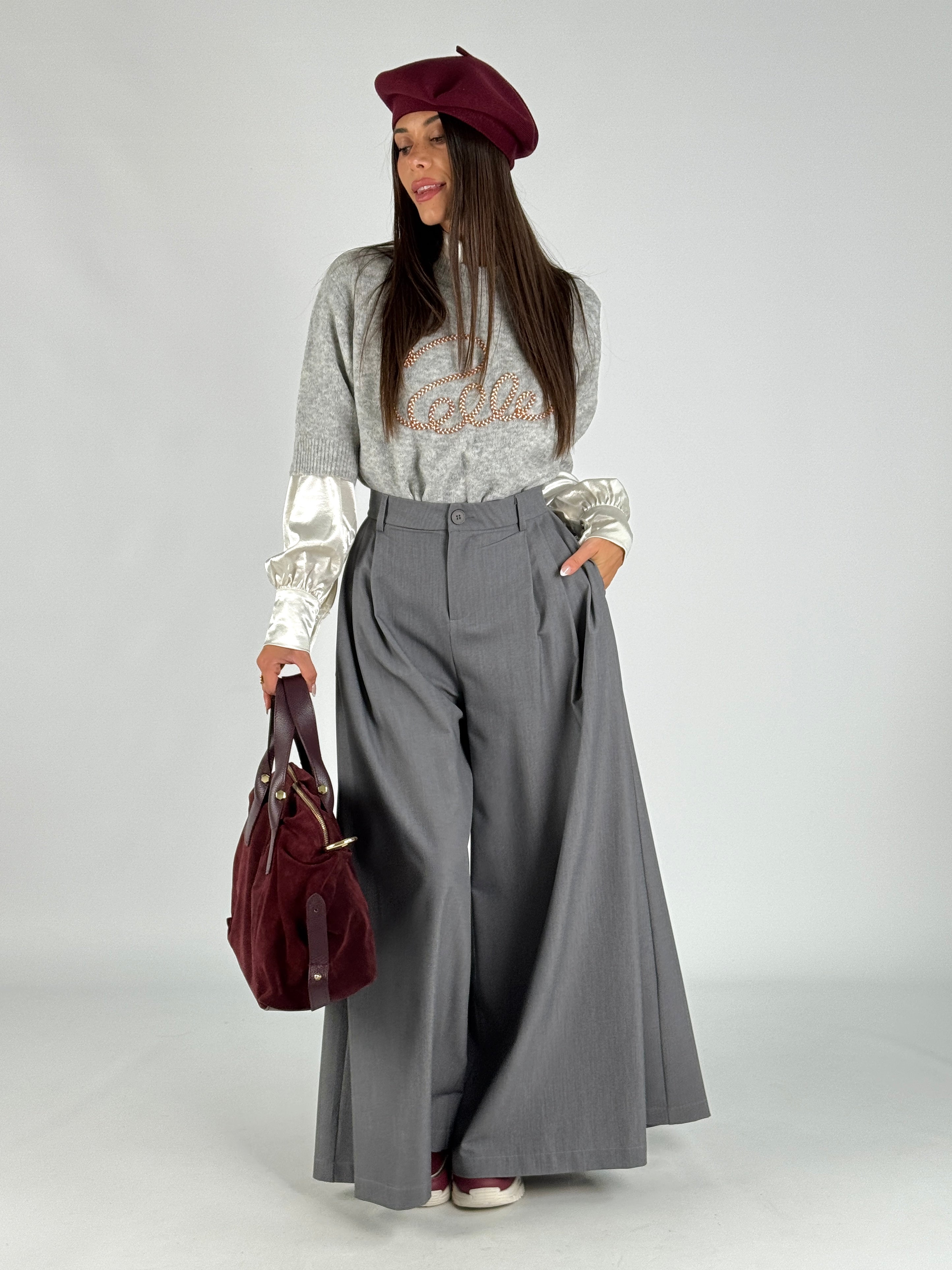 Pantalone Belle grigio