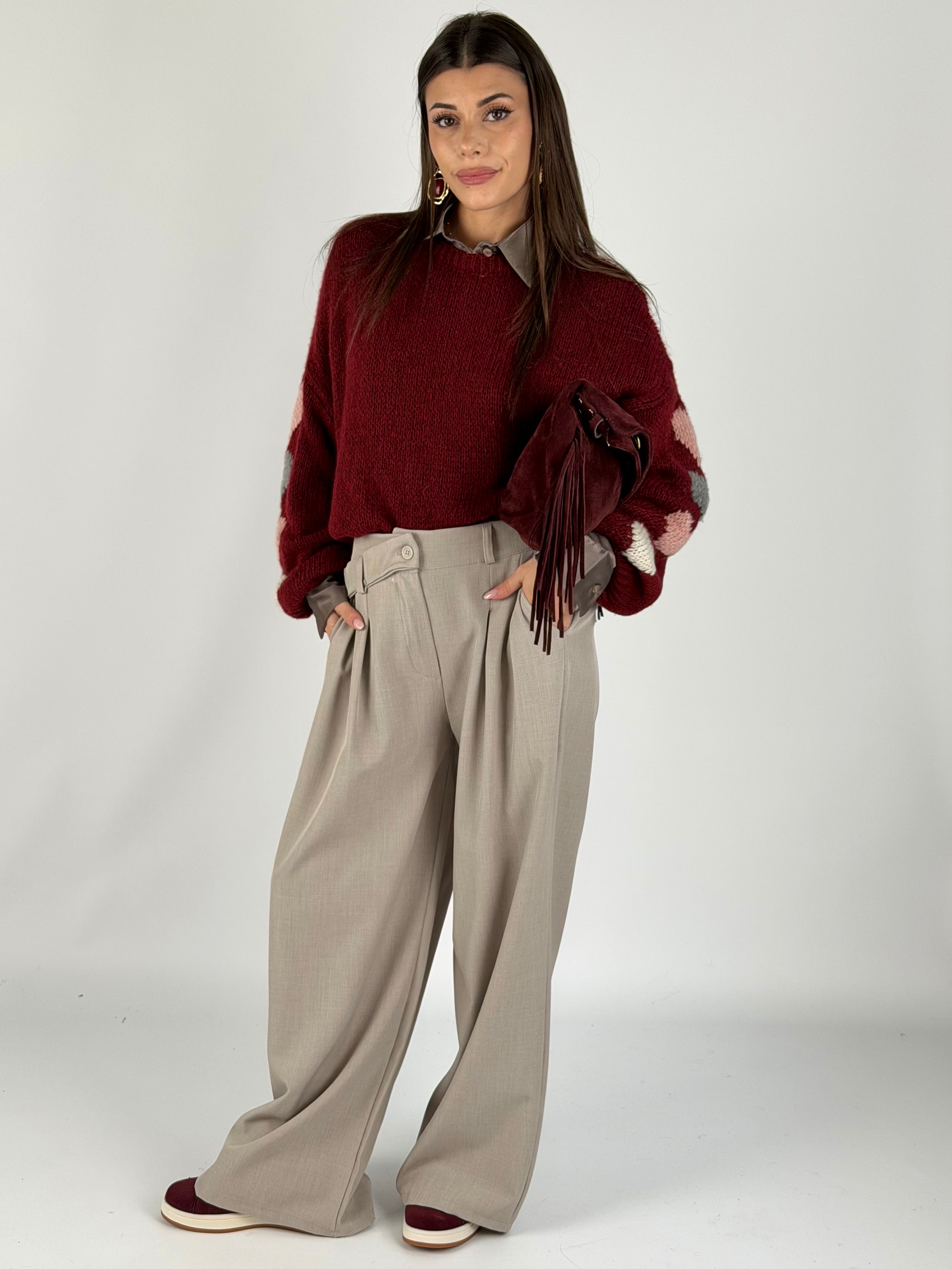 Pantalone Elettra grigio