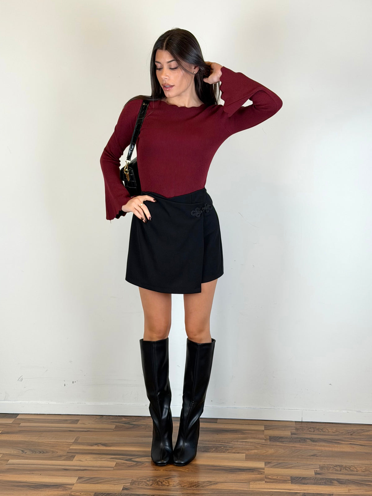 Maglia Dark Bordeaux