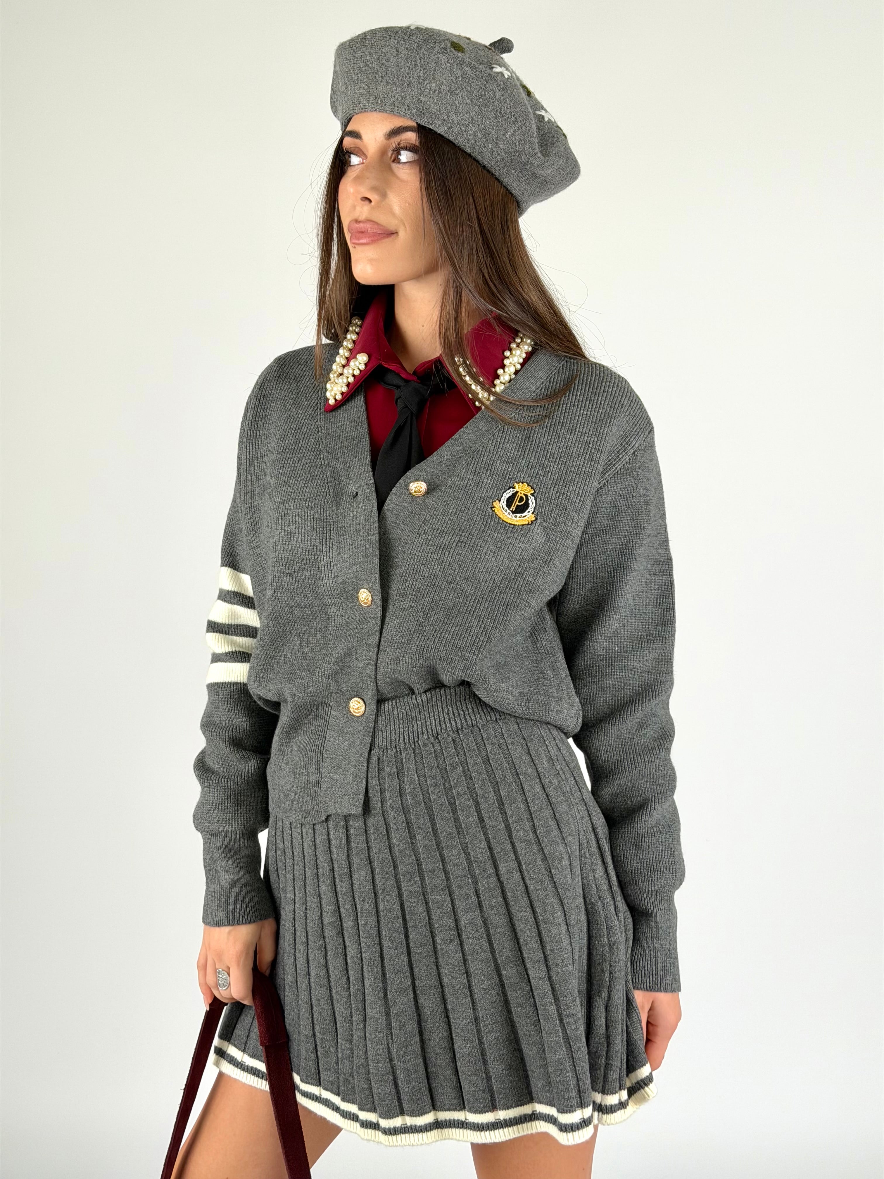 Completo Oxford grigio