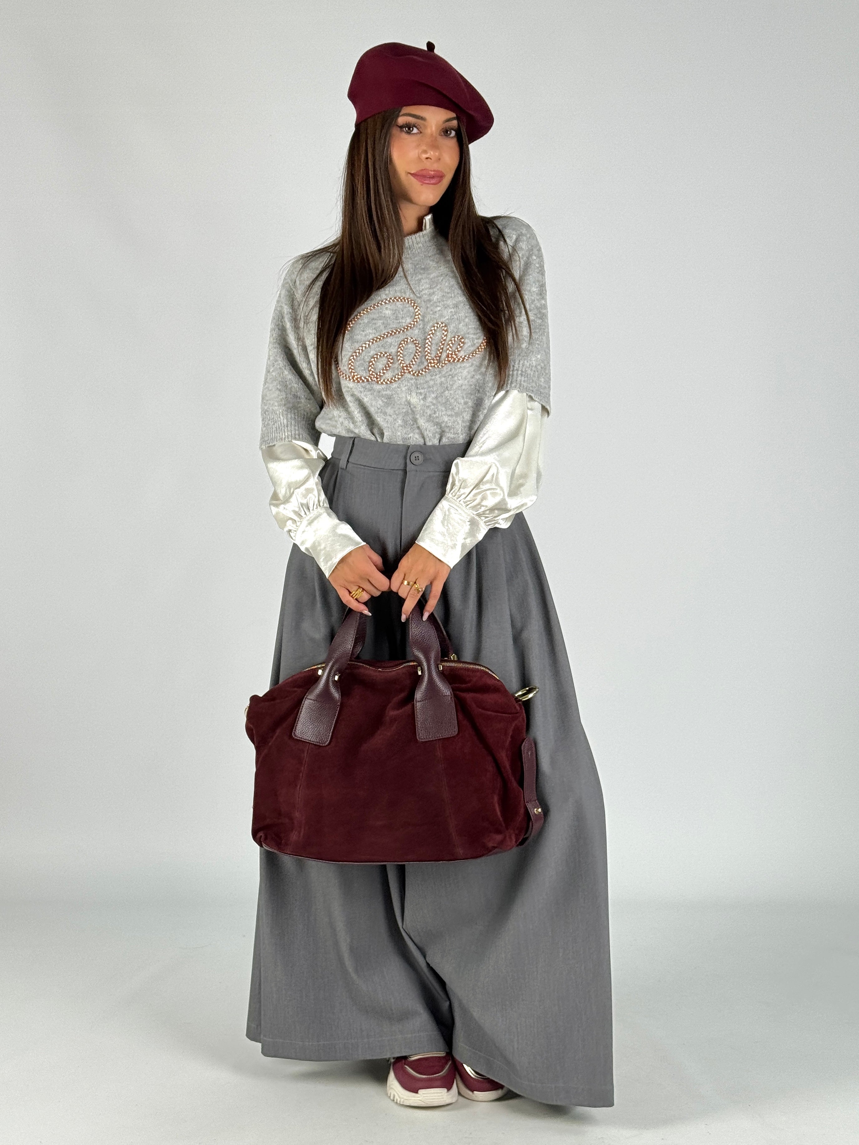 Pantalone Belle grigio