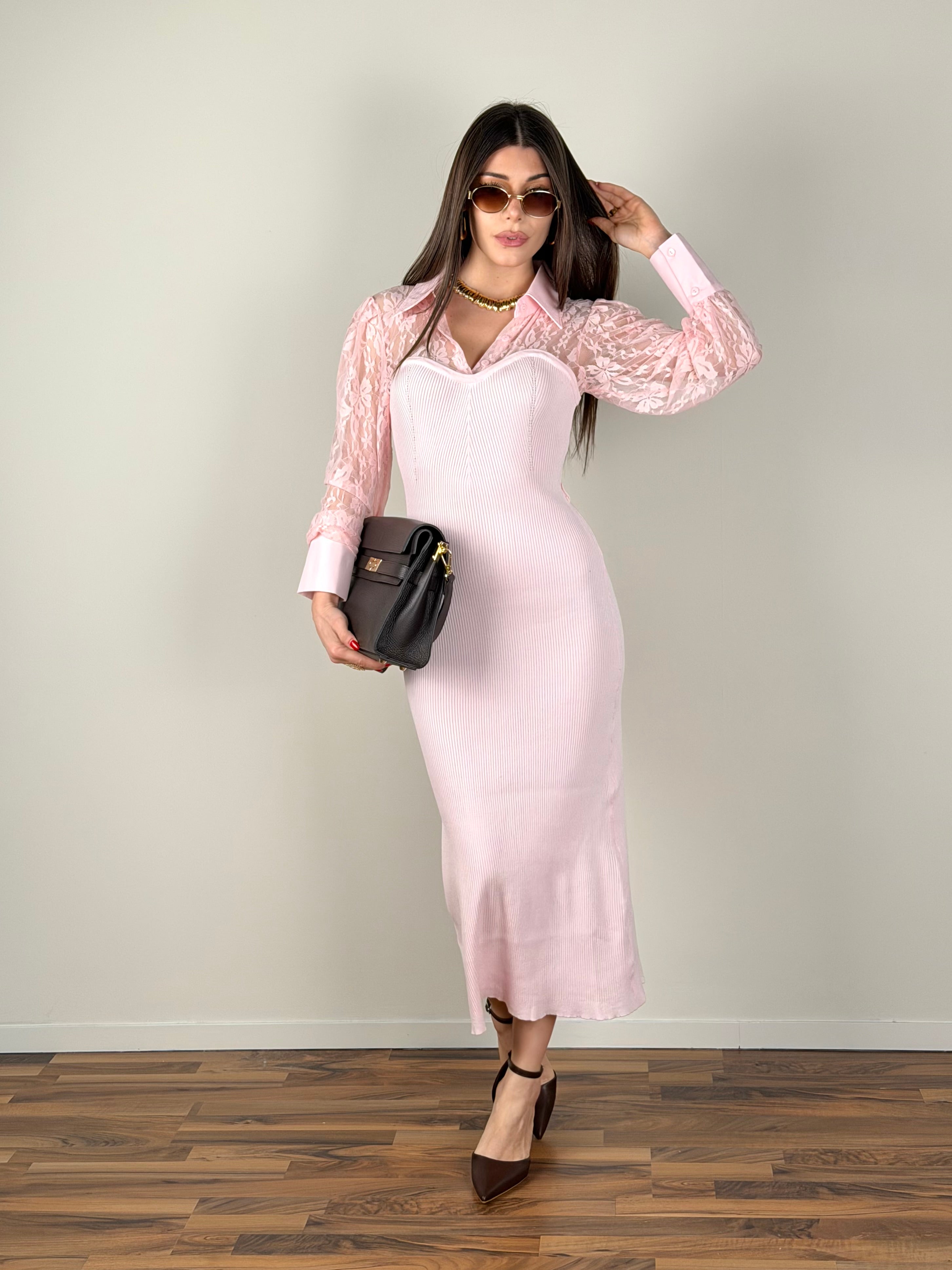 Abito premium Chic rosa