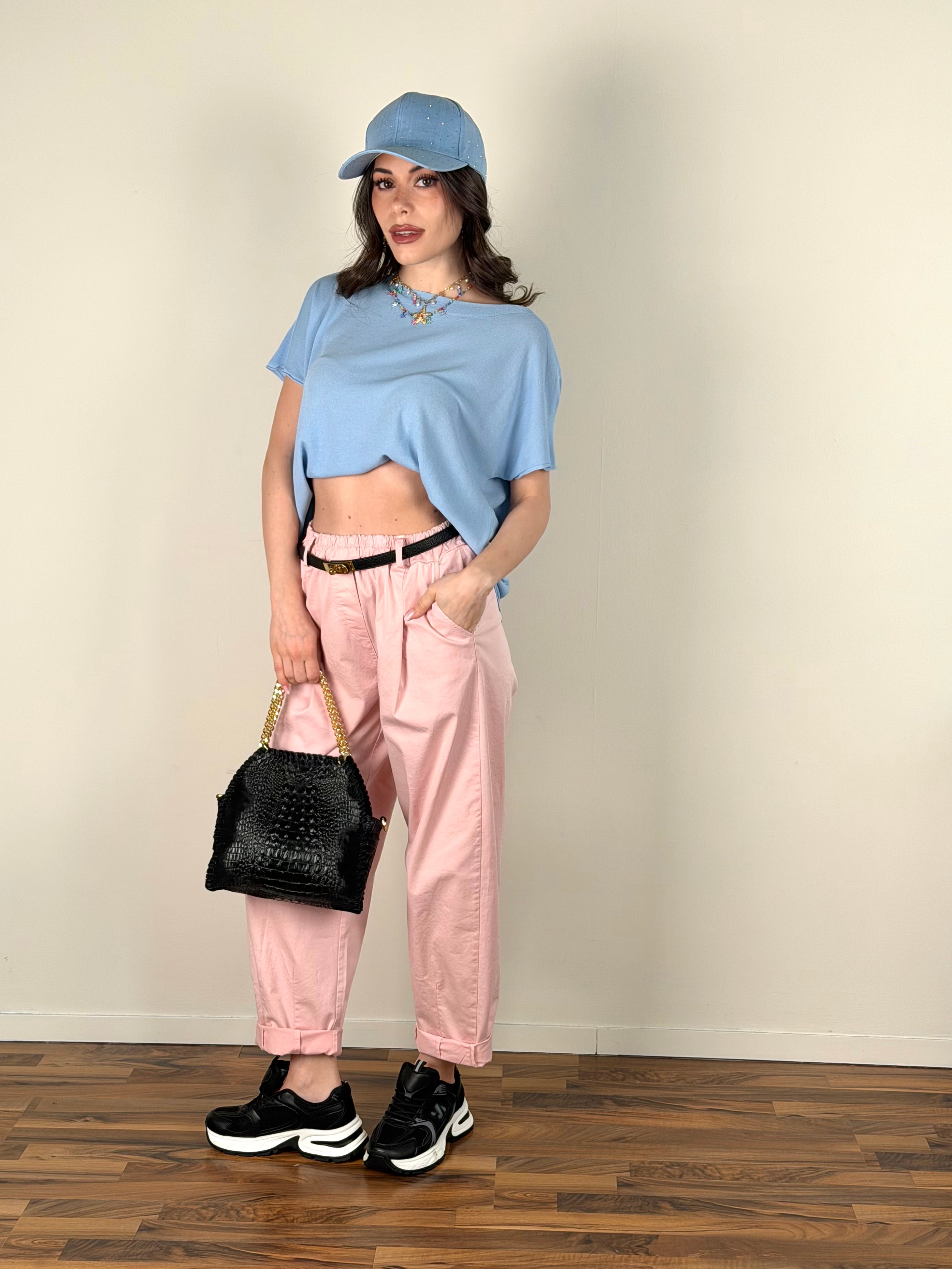 Pantalone Carmen rosa