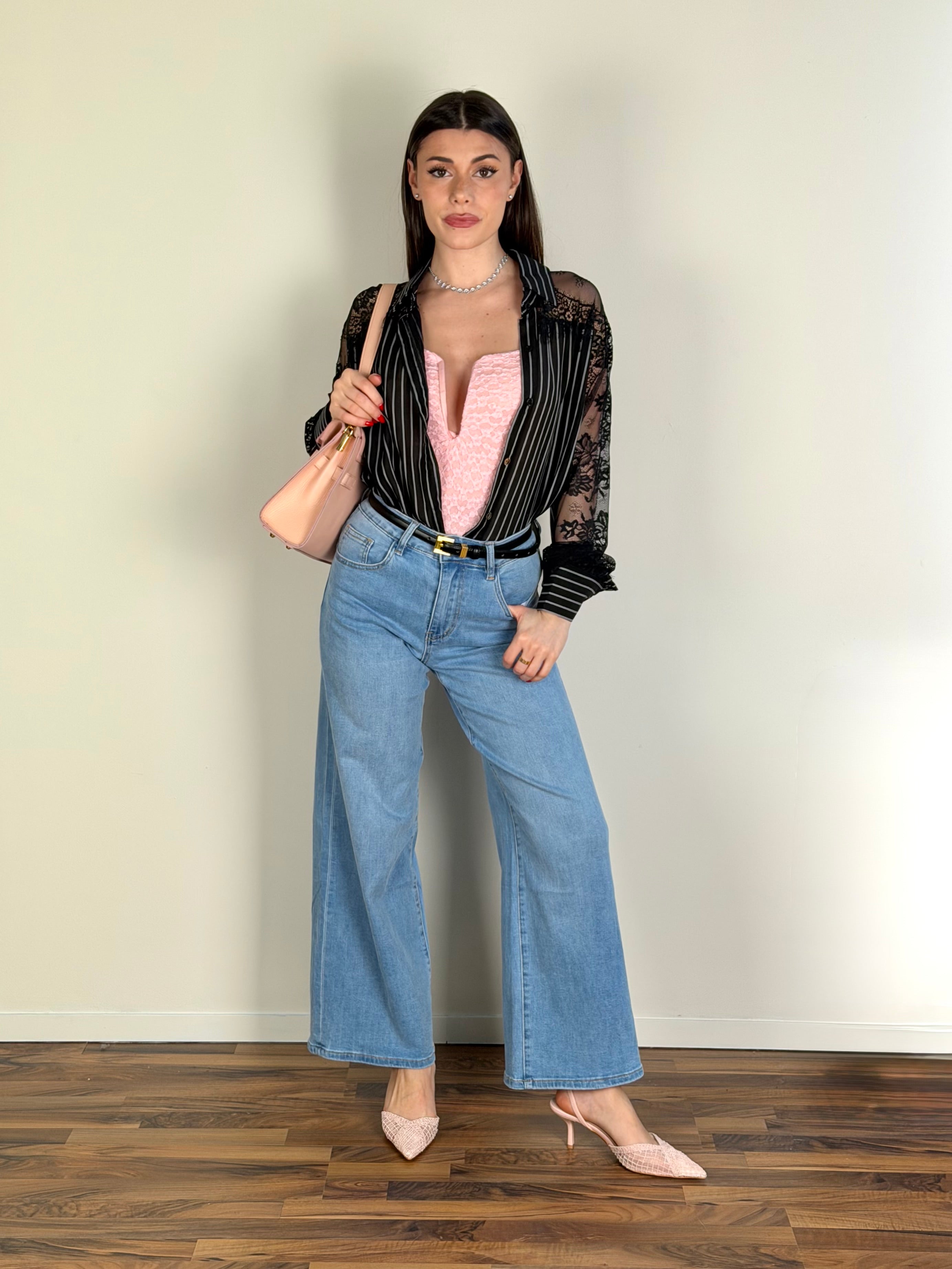 Camicia Baby-doll nera