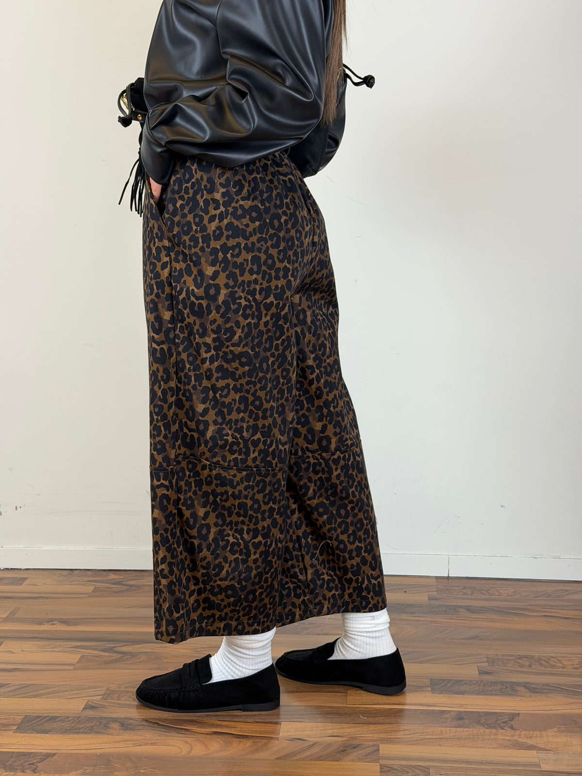 Pantalone Wild leopardato