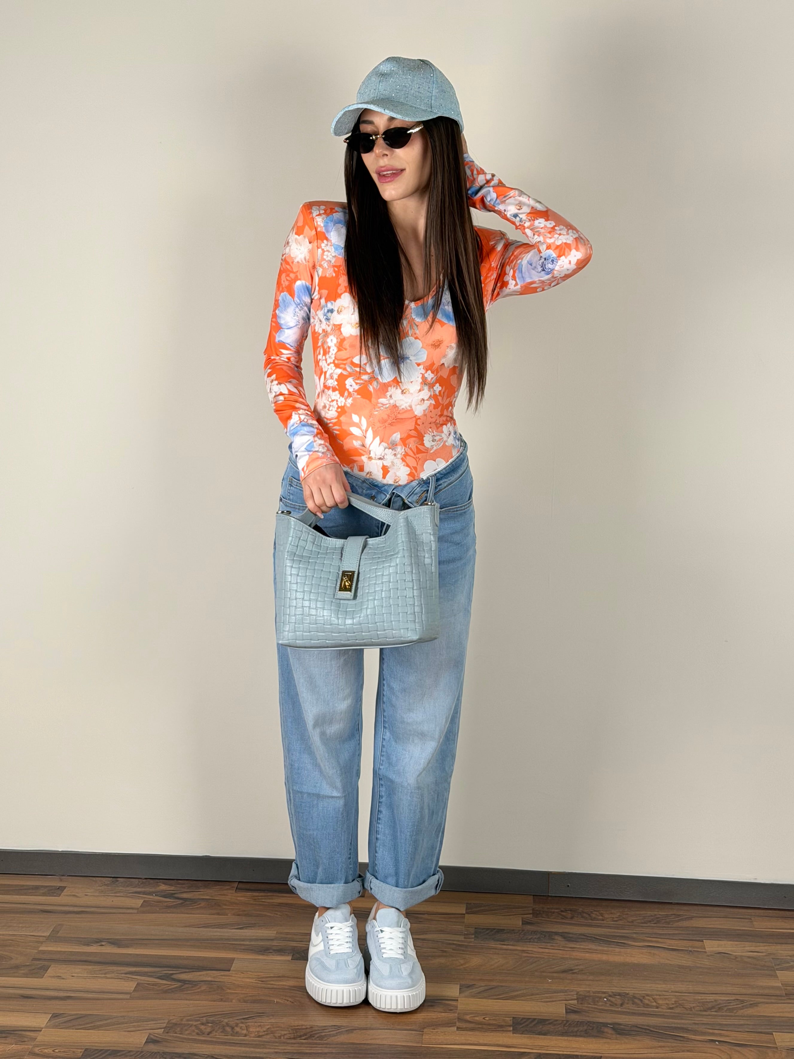 Maglia primavera arancione