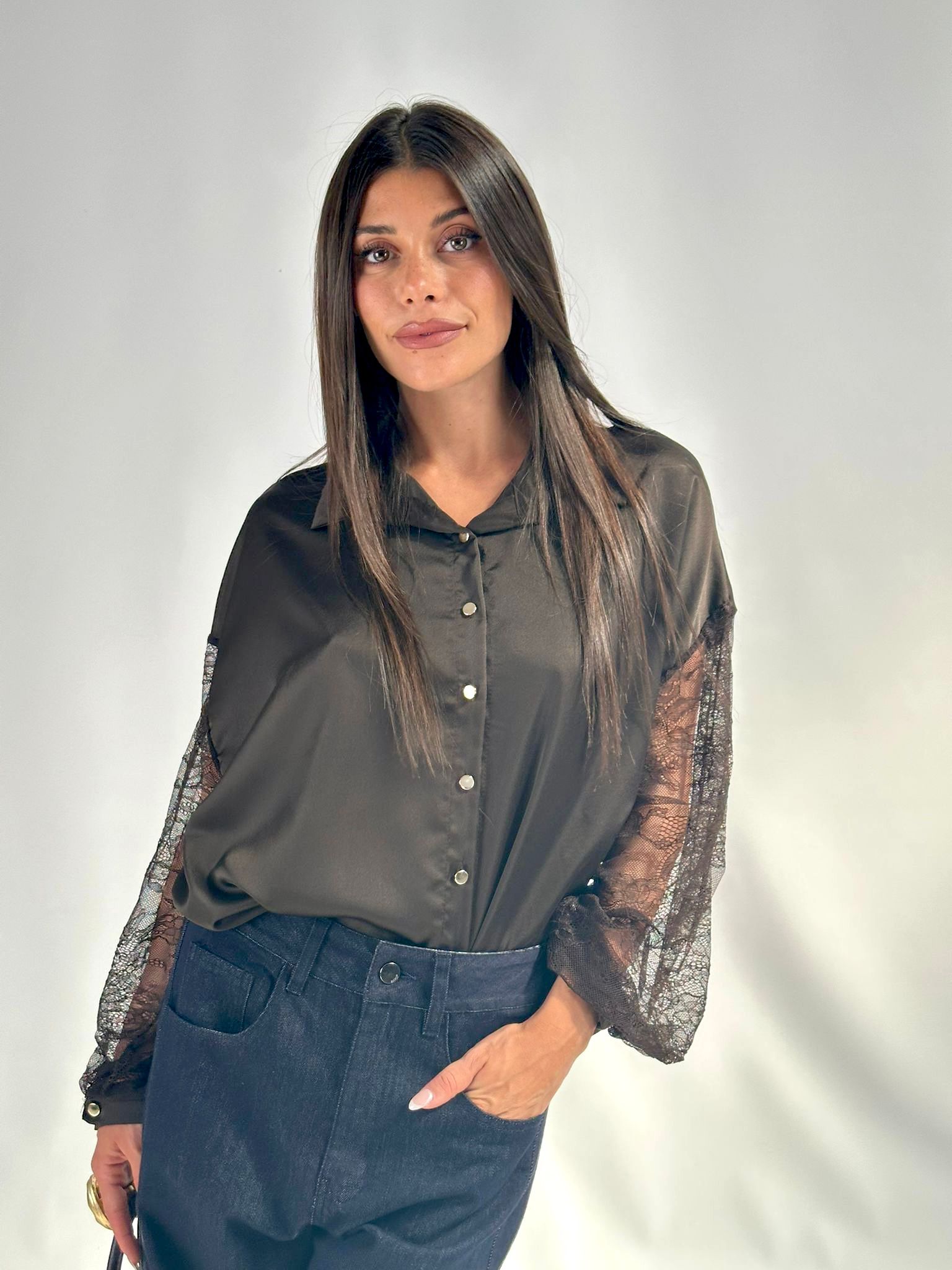 Camicia valeria marrone