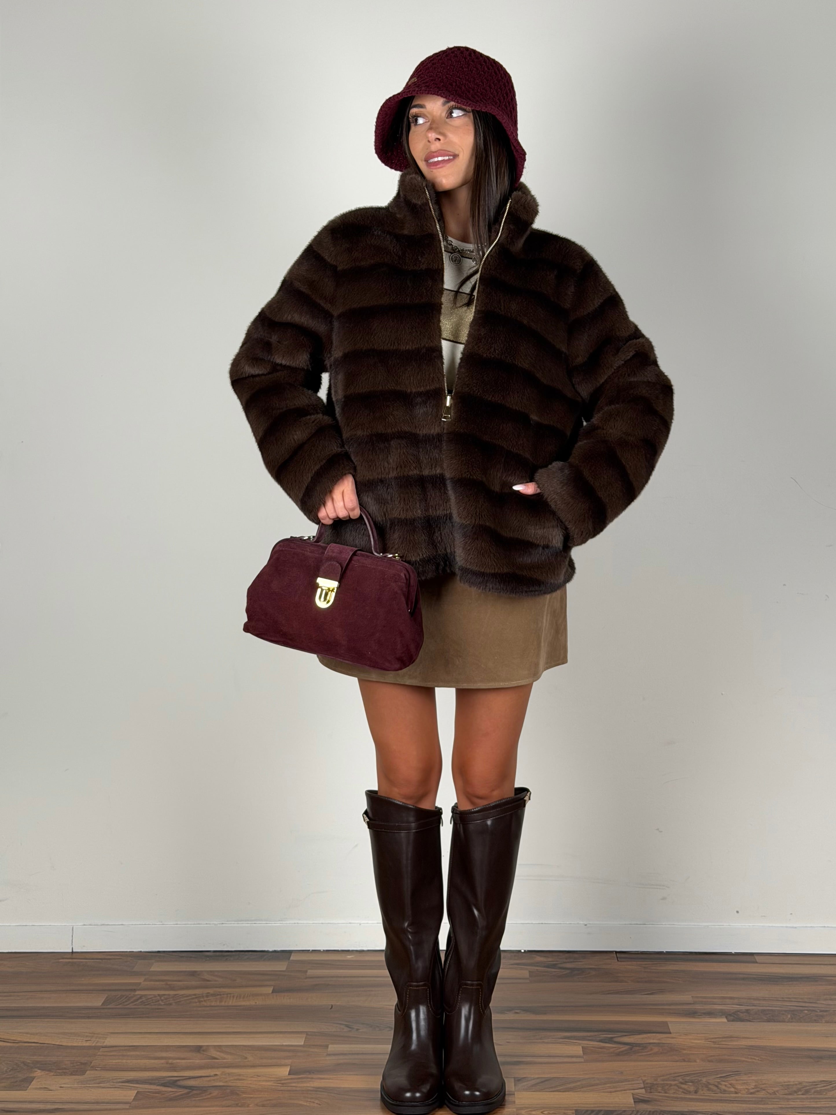 Pelliccia reversibile Nancy moro