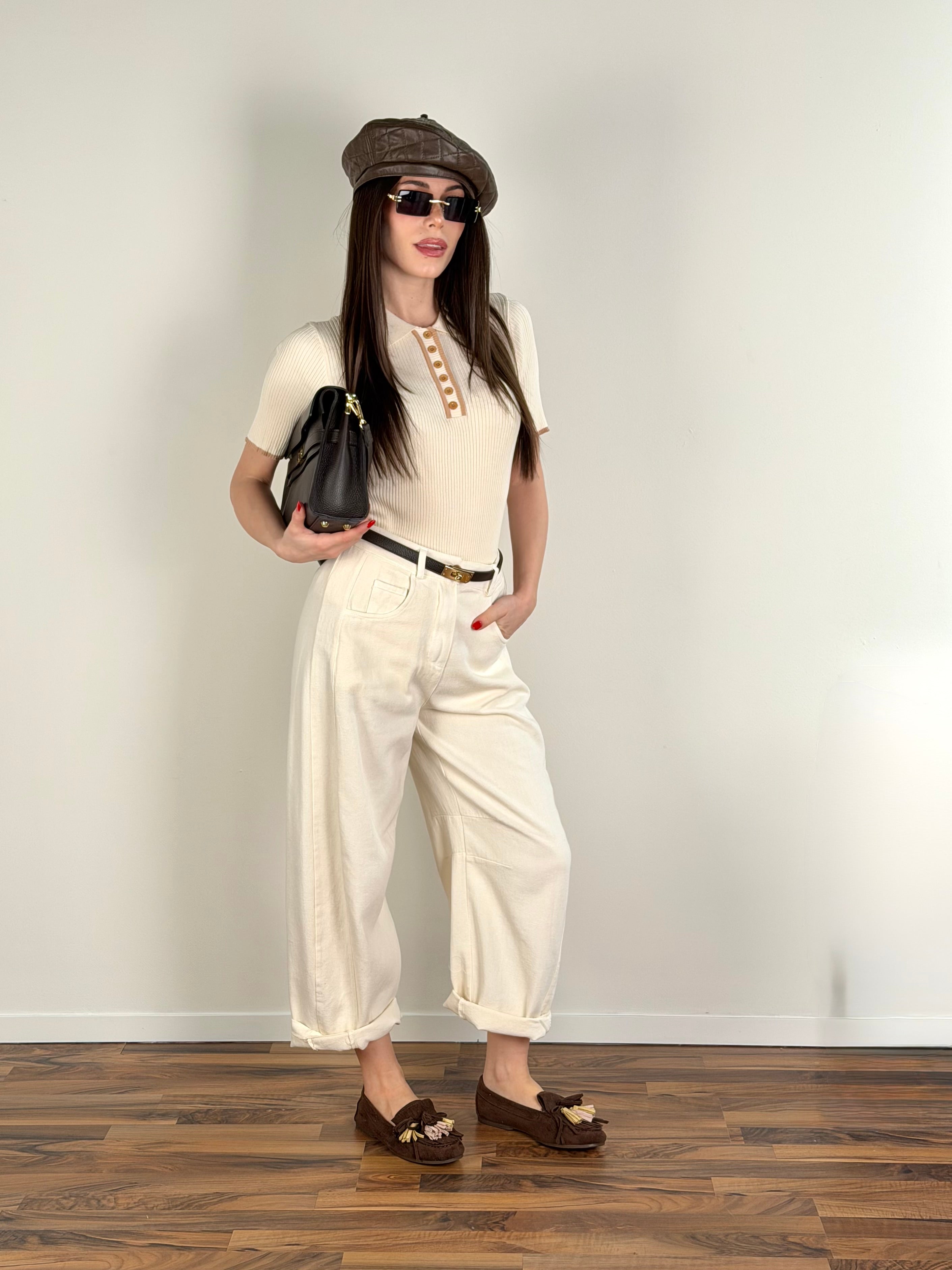 Pantalone Lexie beige