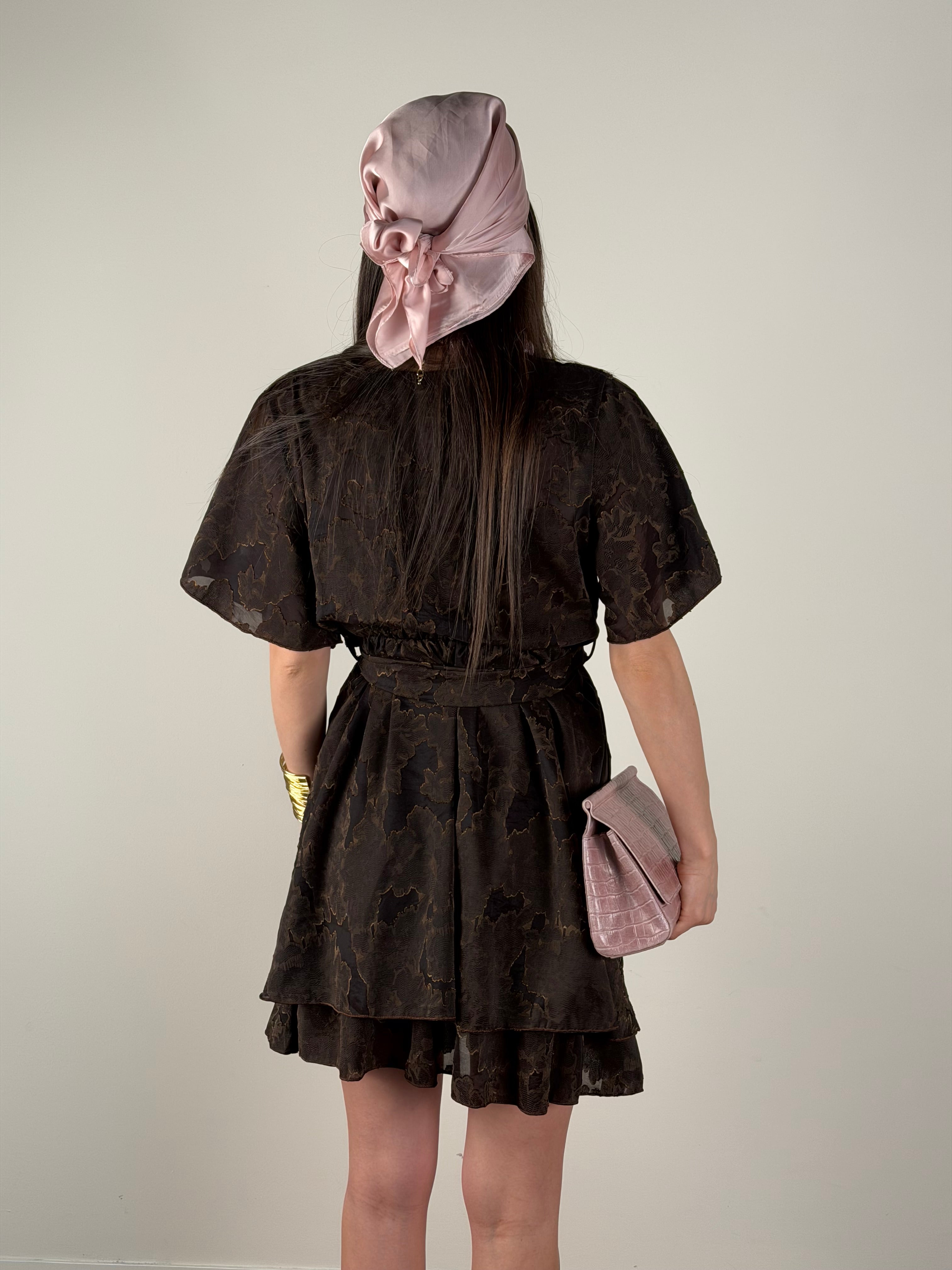 Abito Boho marrone