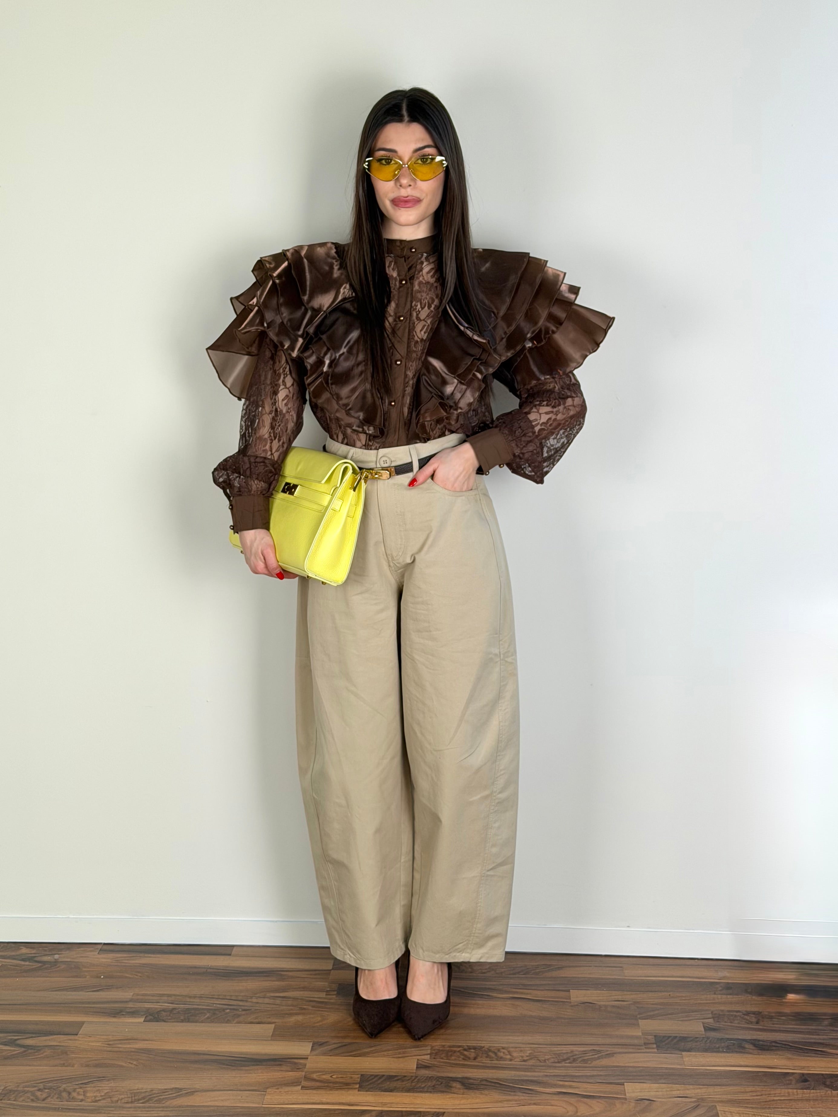 Pantalone Fuego beige