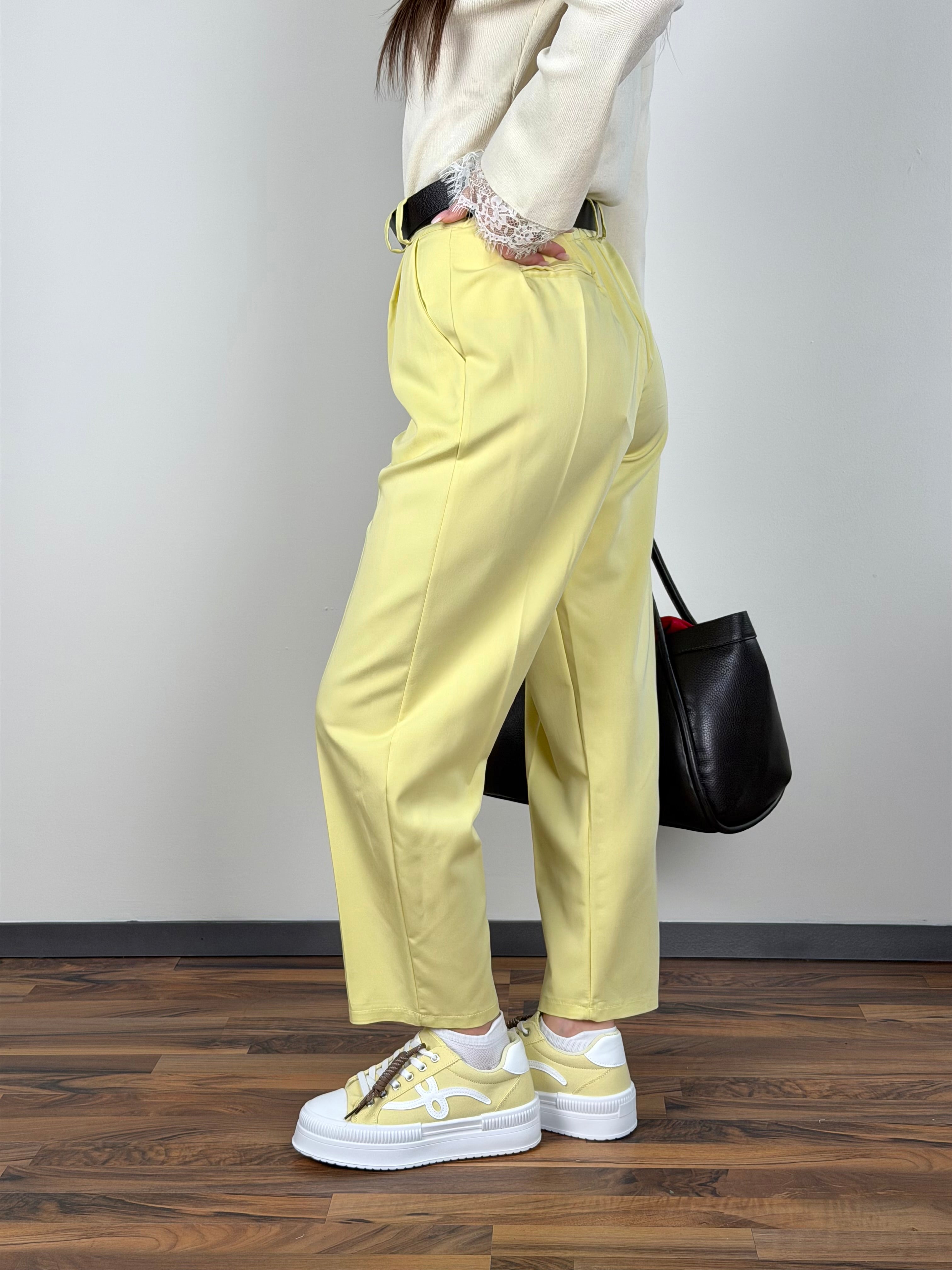 Pantalone Celine giallo