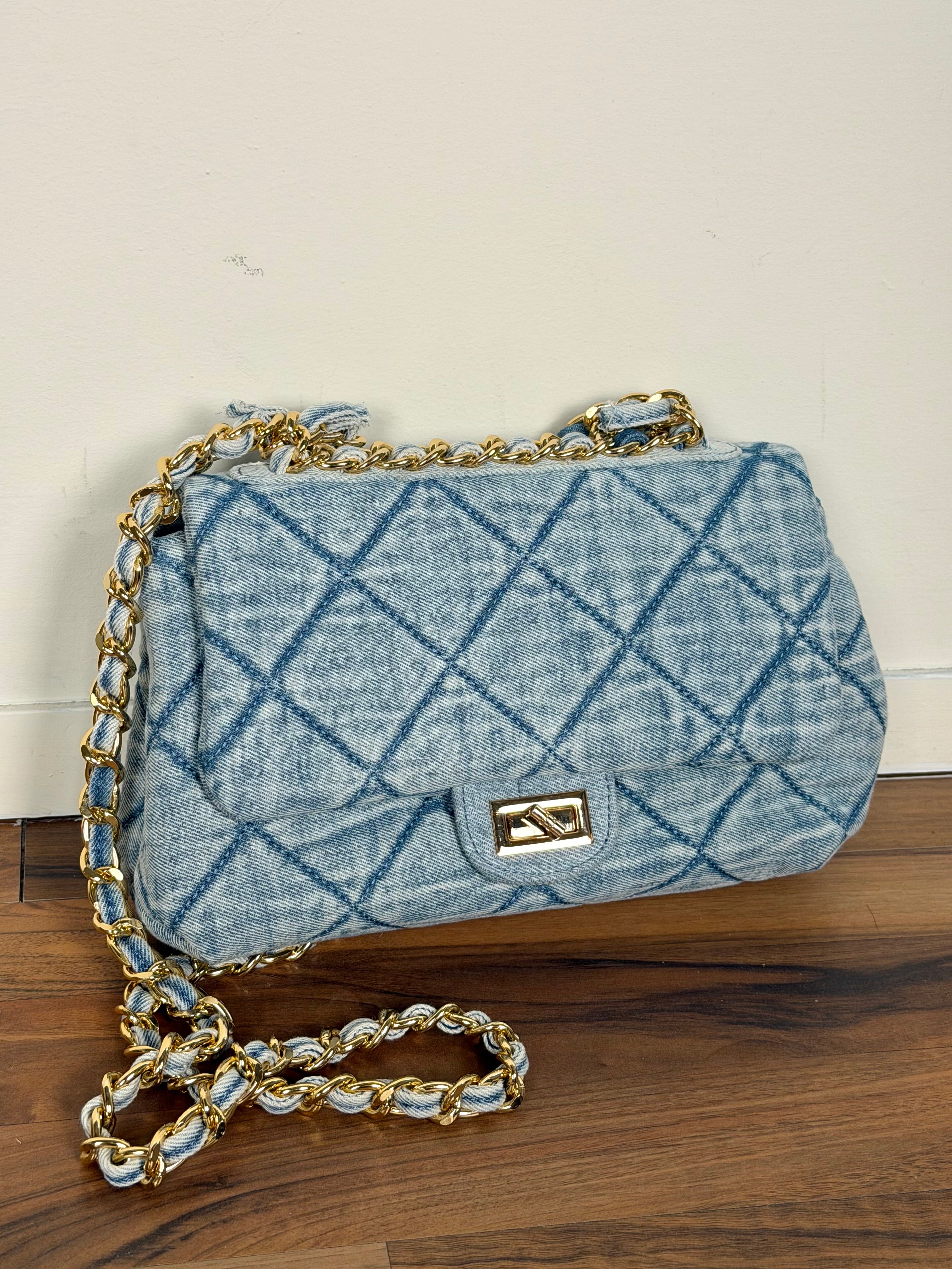 BORSA JEANS ROMBI