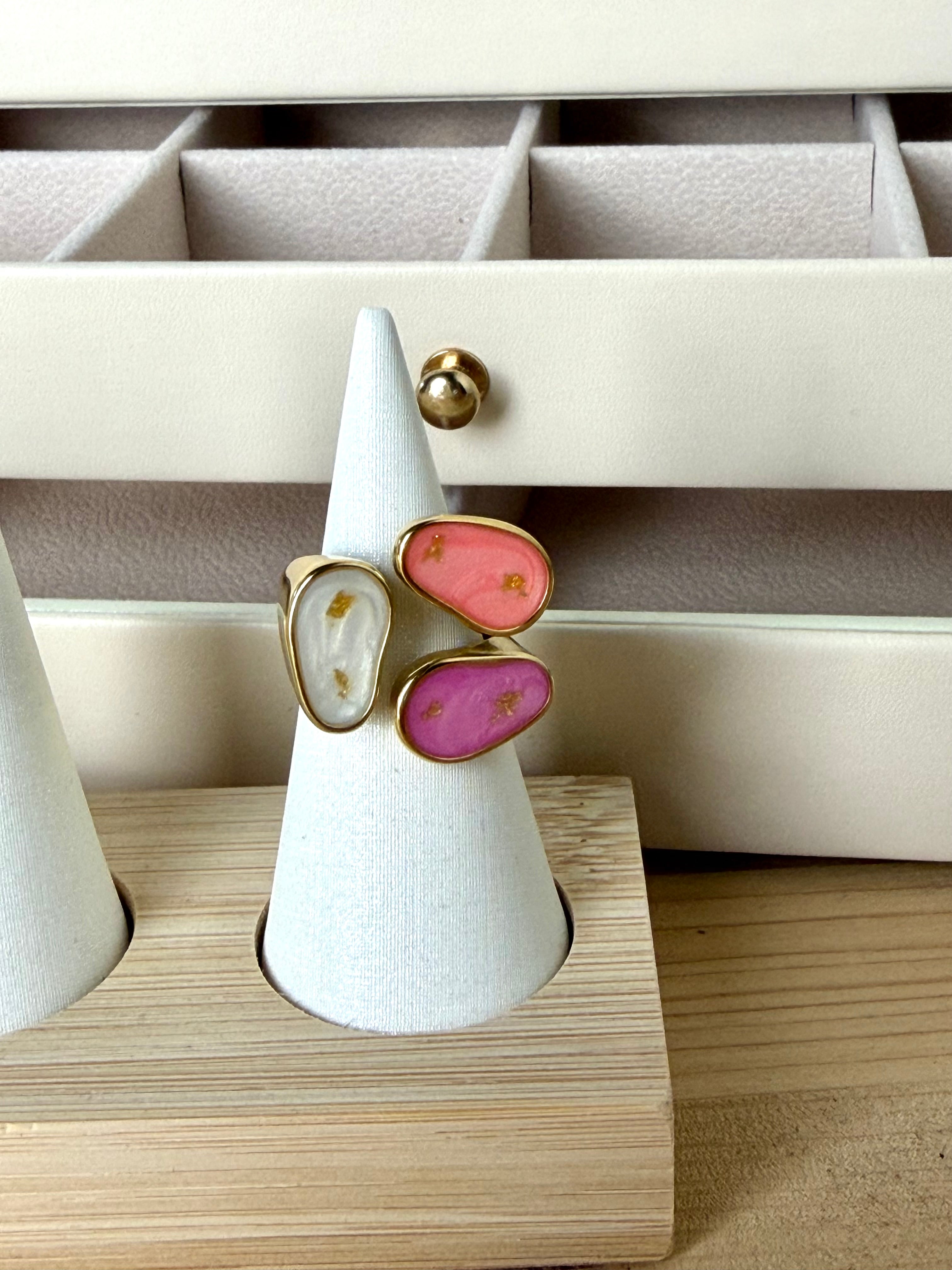 Anello 3 pietre  - COLLEZIONE AMORE