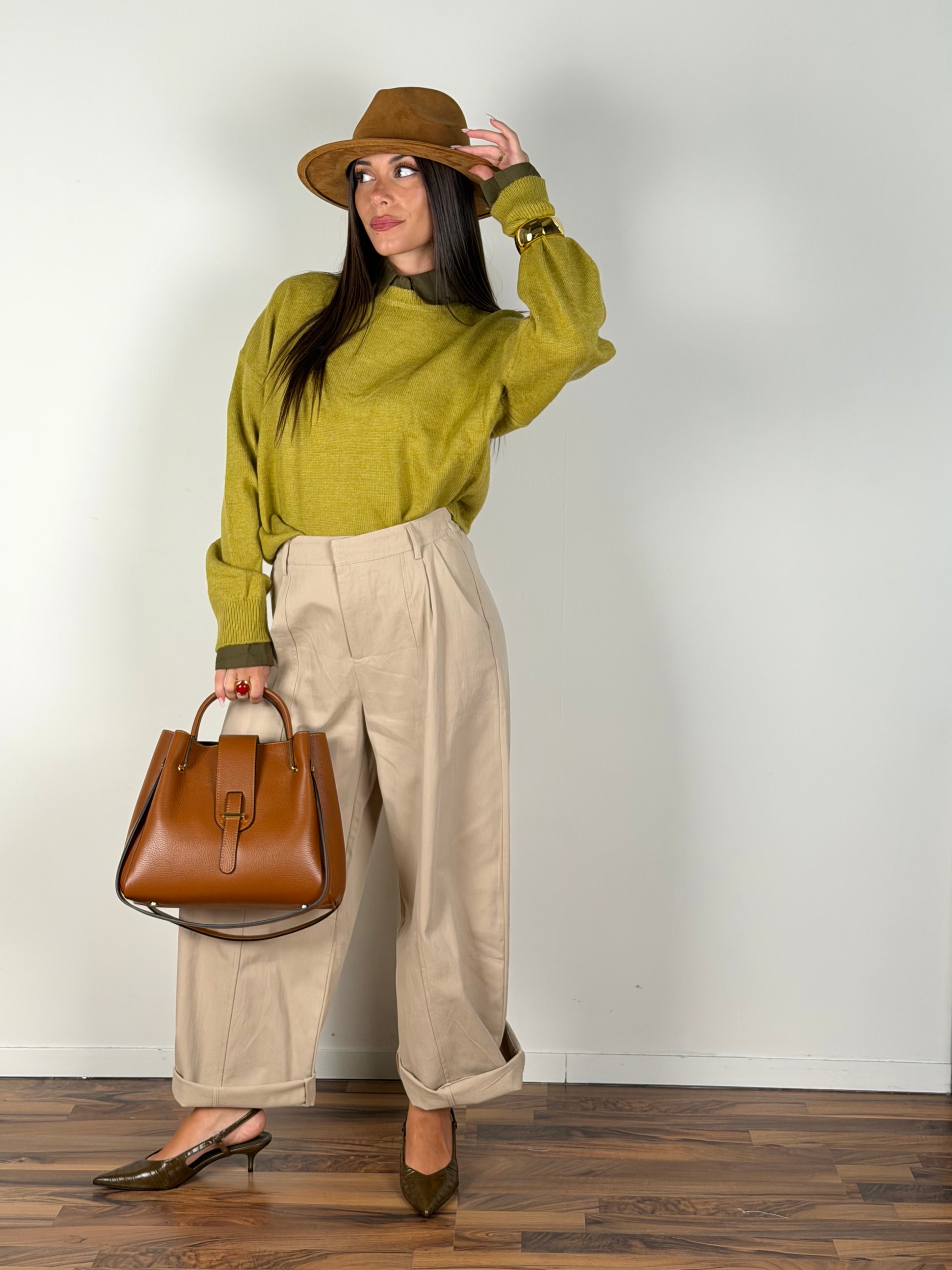 Pantalone Sveva beige
