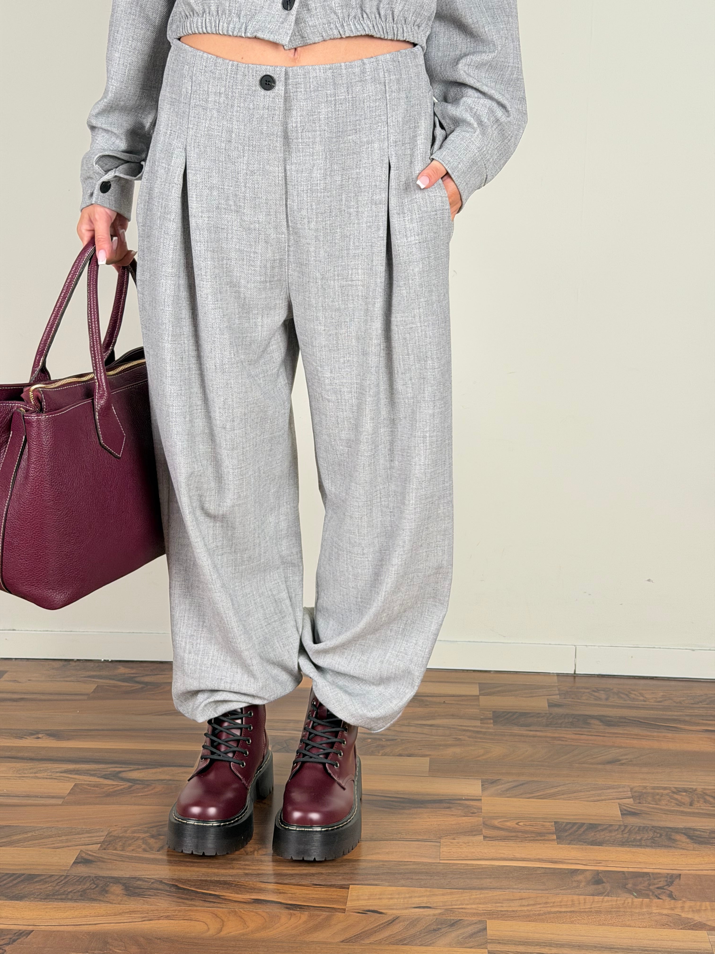Pantalone completo Trix grigio