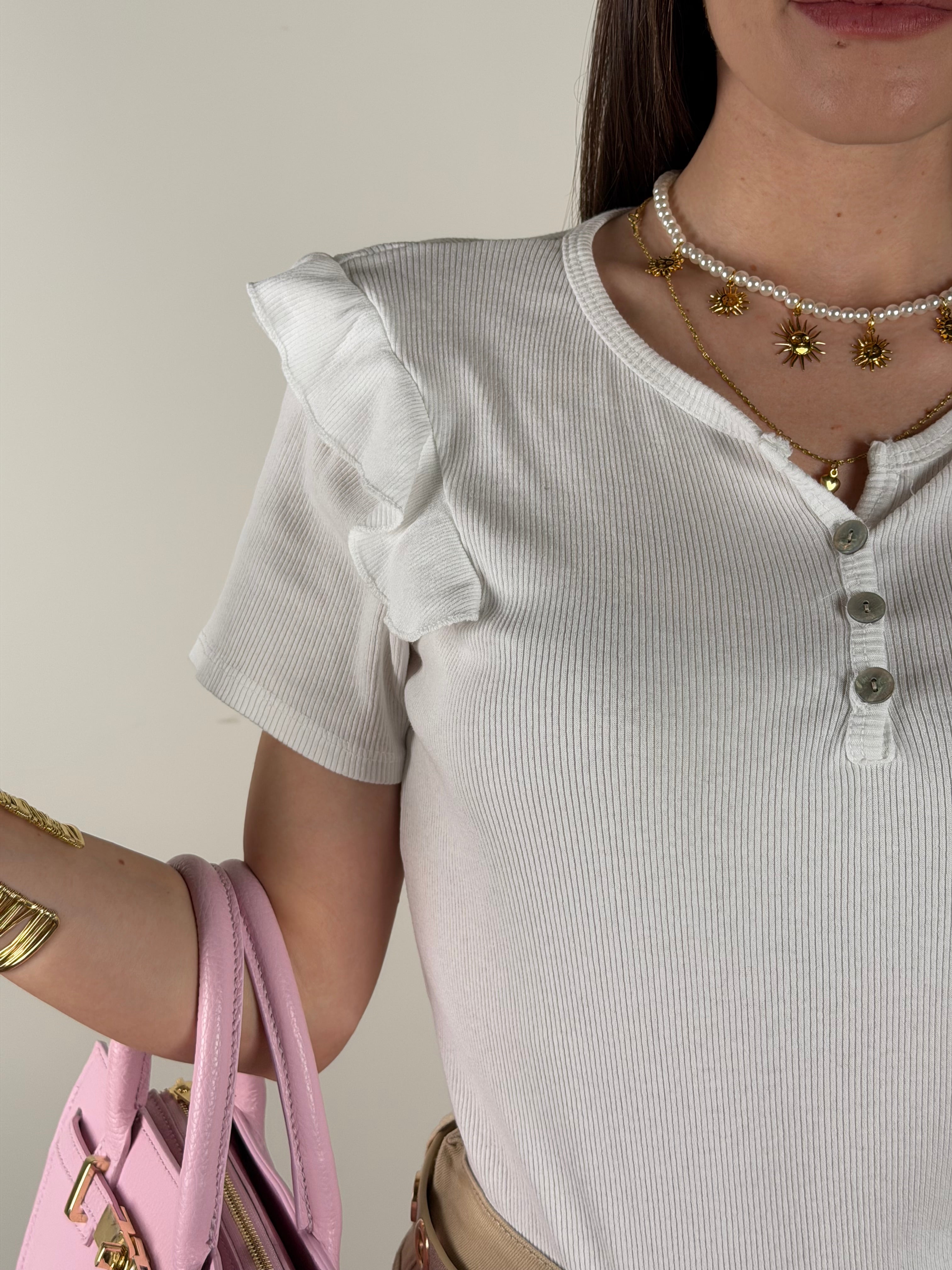 Maglia Chèrie bianco