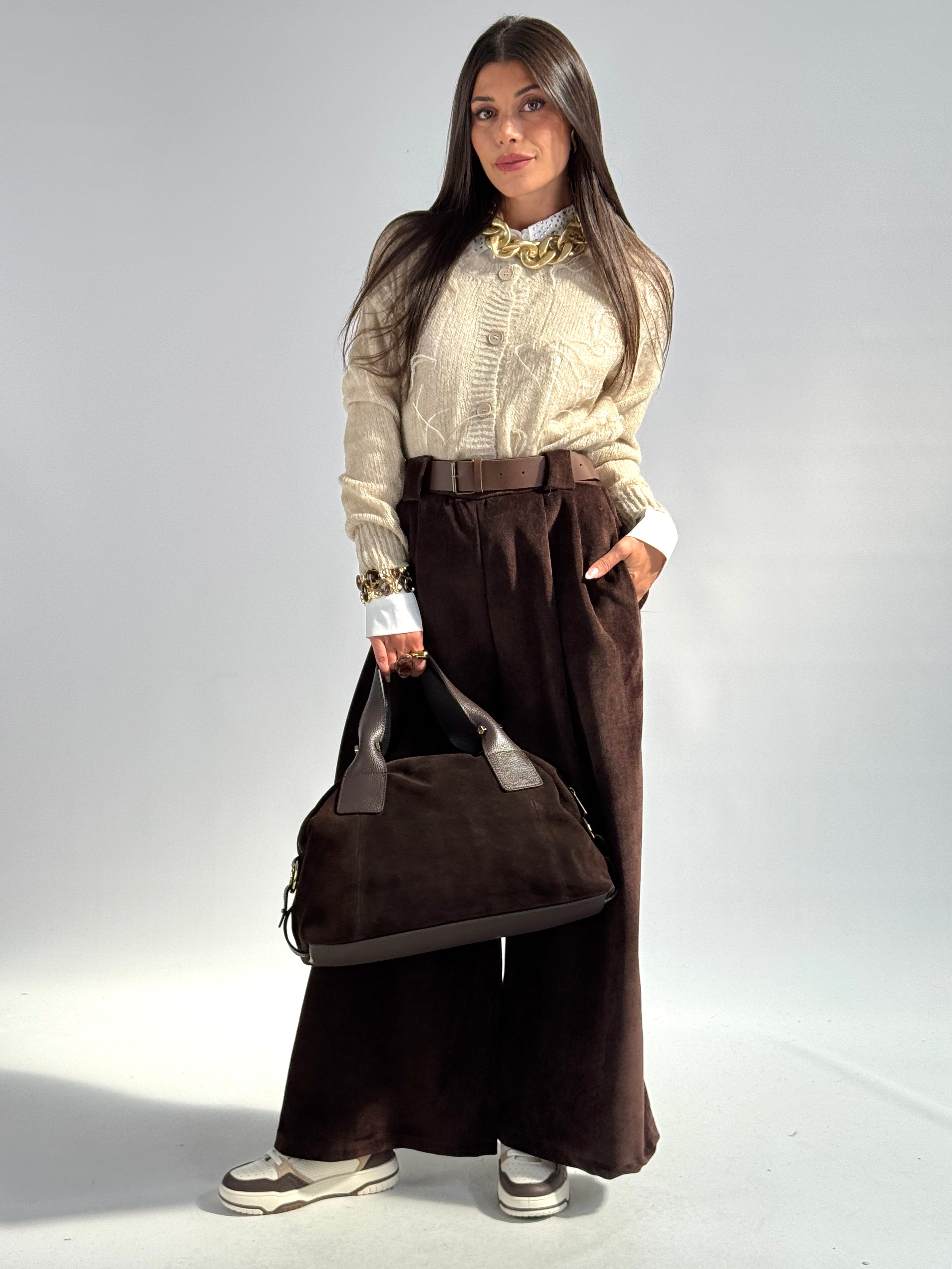 Pantalone Dayana marrone