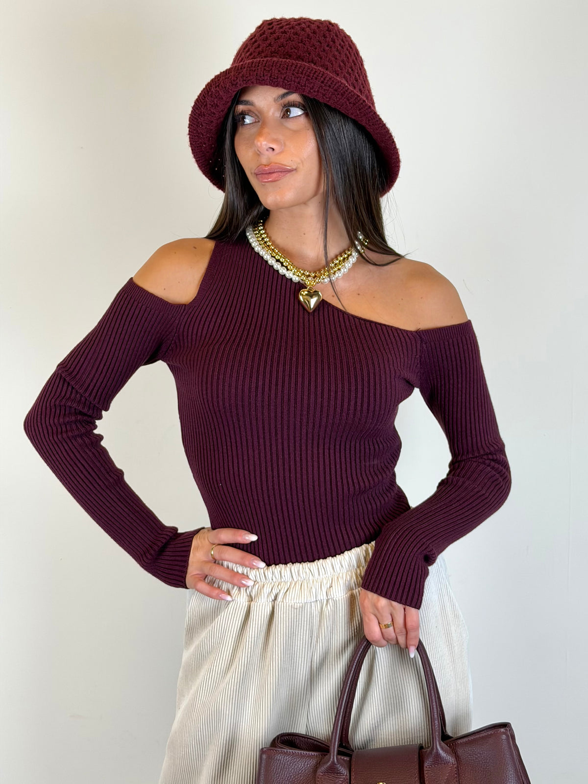 Maglia Dela bordeaux