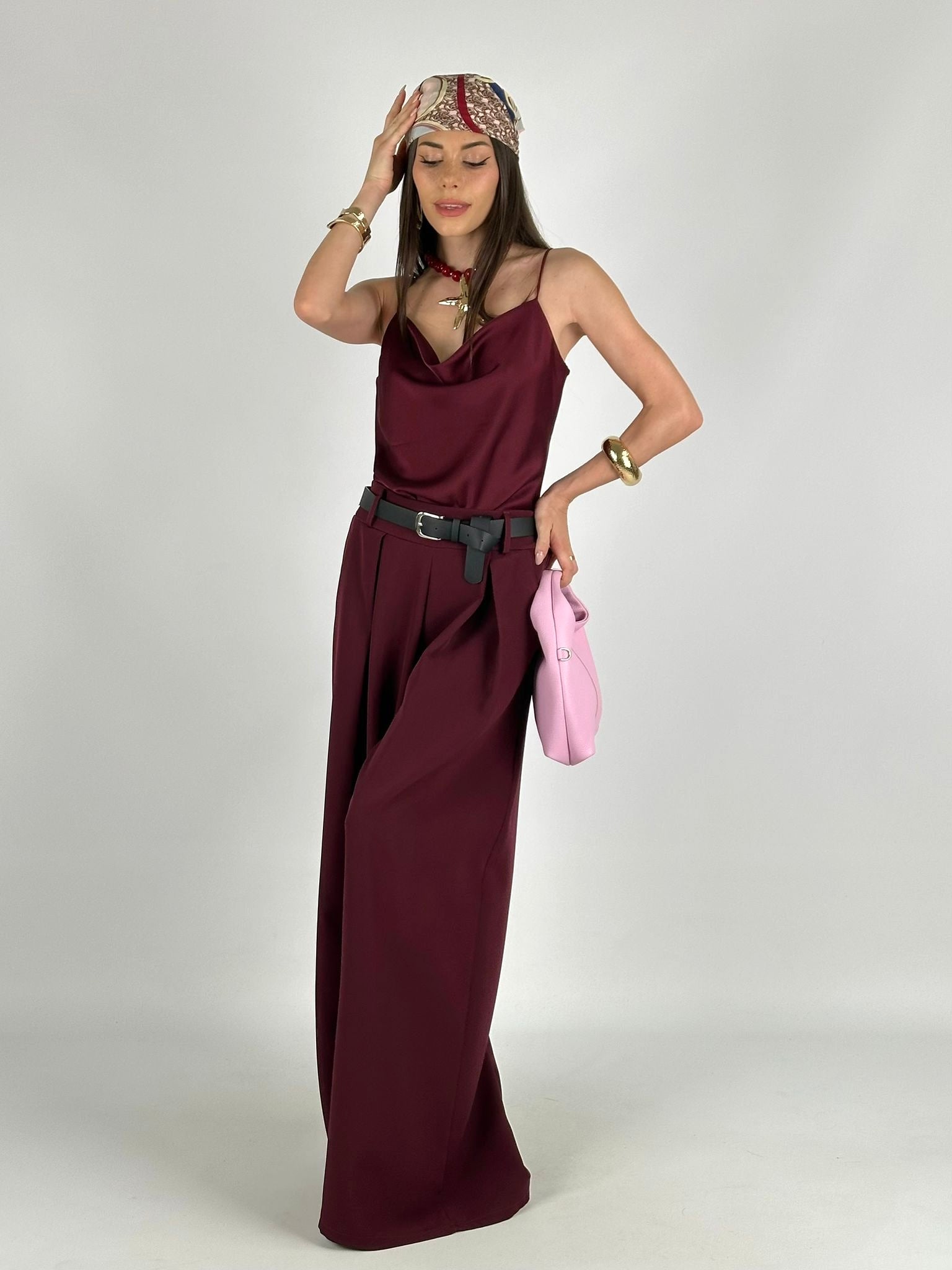 Pantalone completo Deep bordeaux