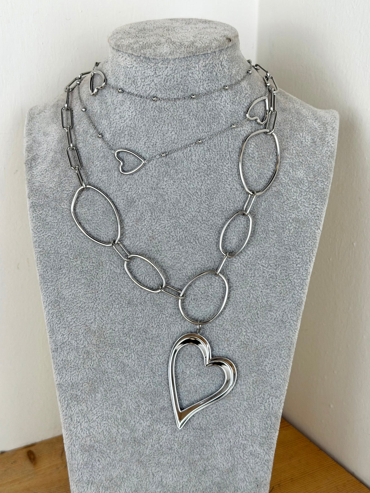 Collana doppio filo - collezione cuori