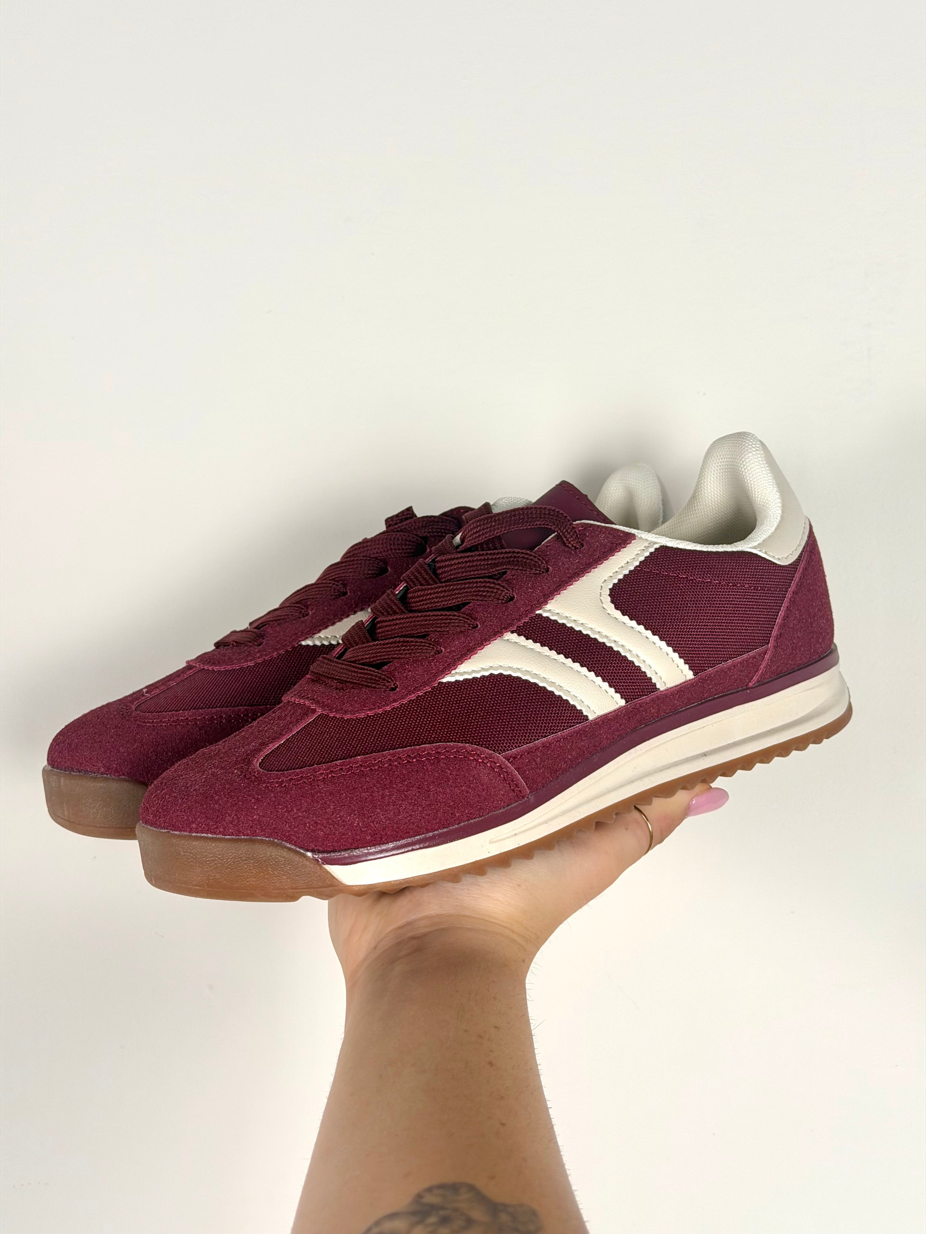 Sneakers Solange bordeaux
