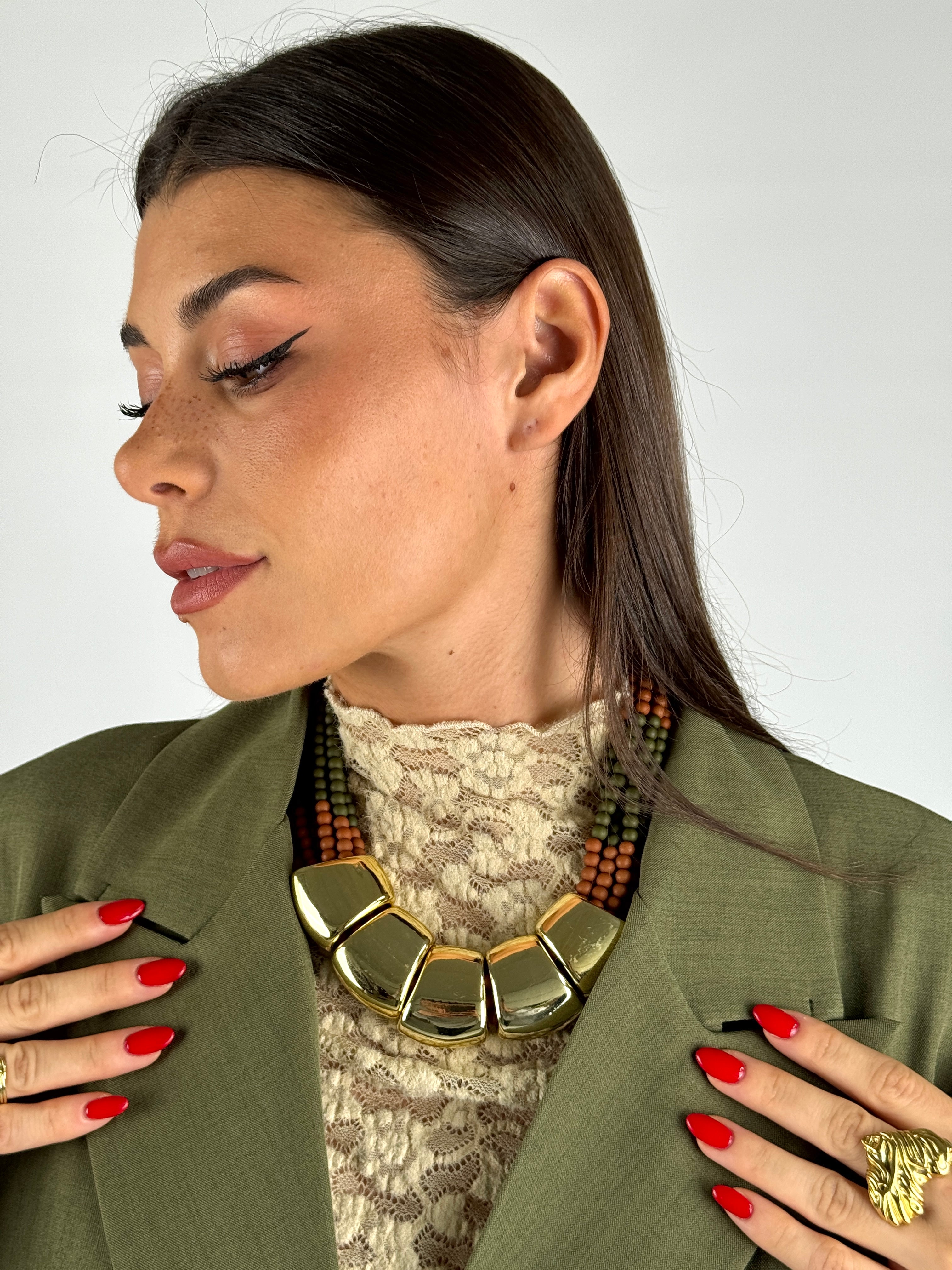 Collana sfere cocco - 2 colori