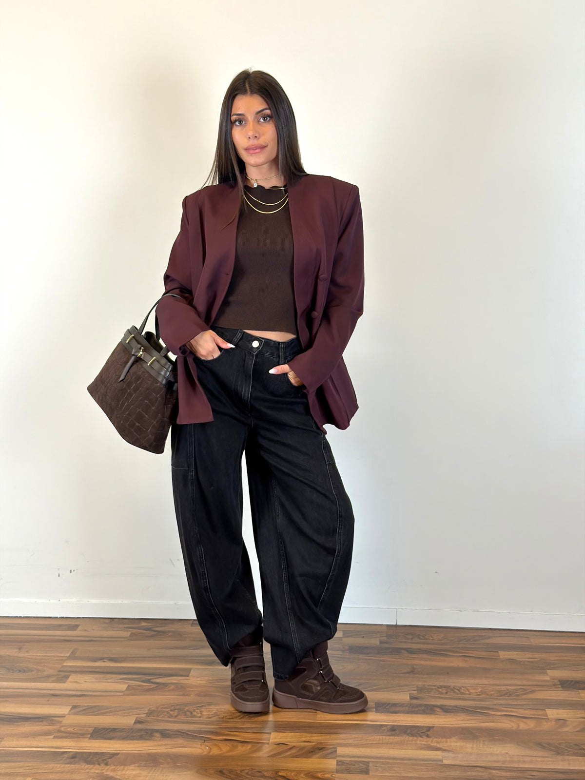 Giacca Dark bordeaux