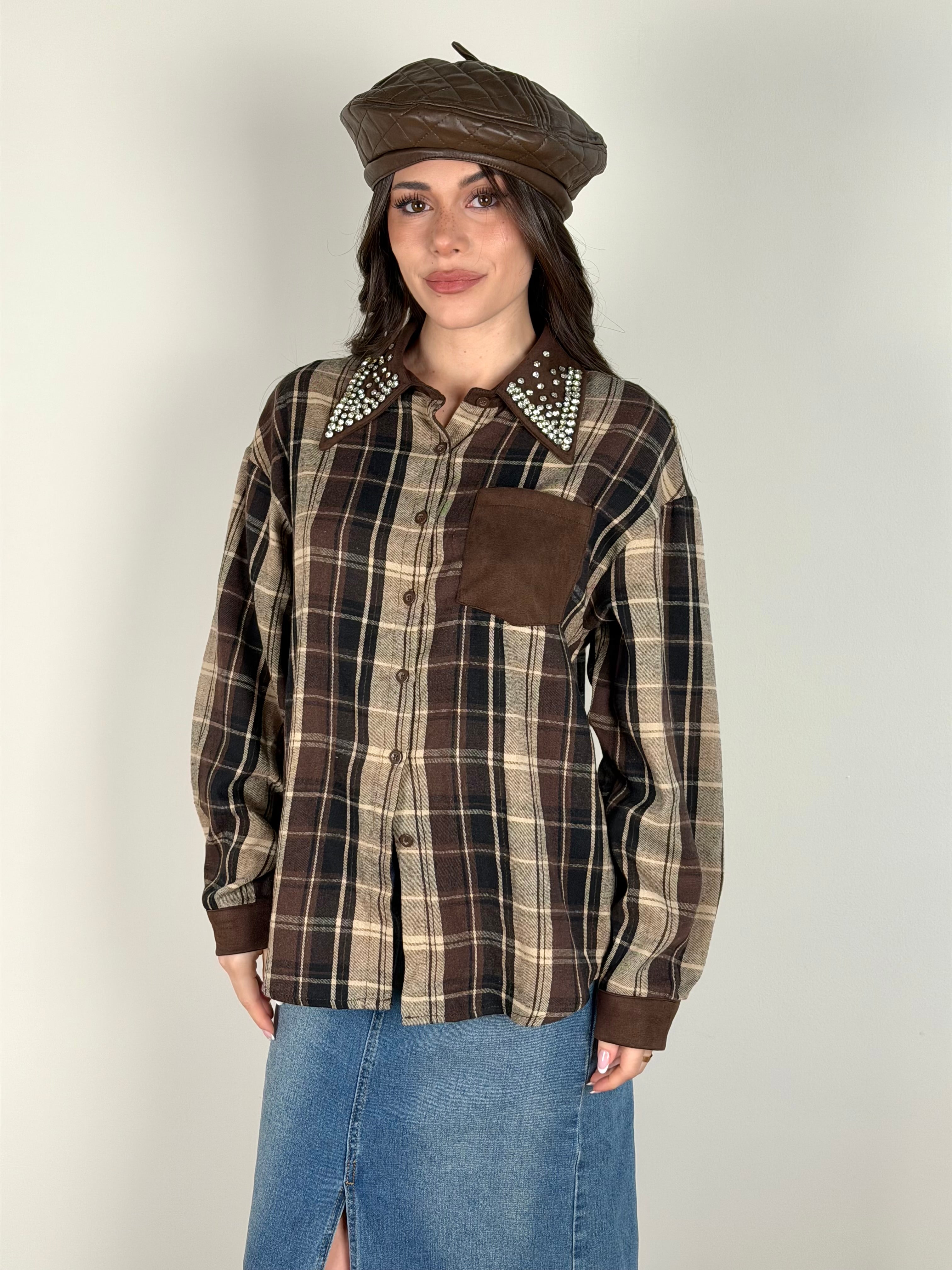 Camicia check Morgan