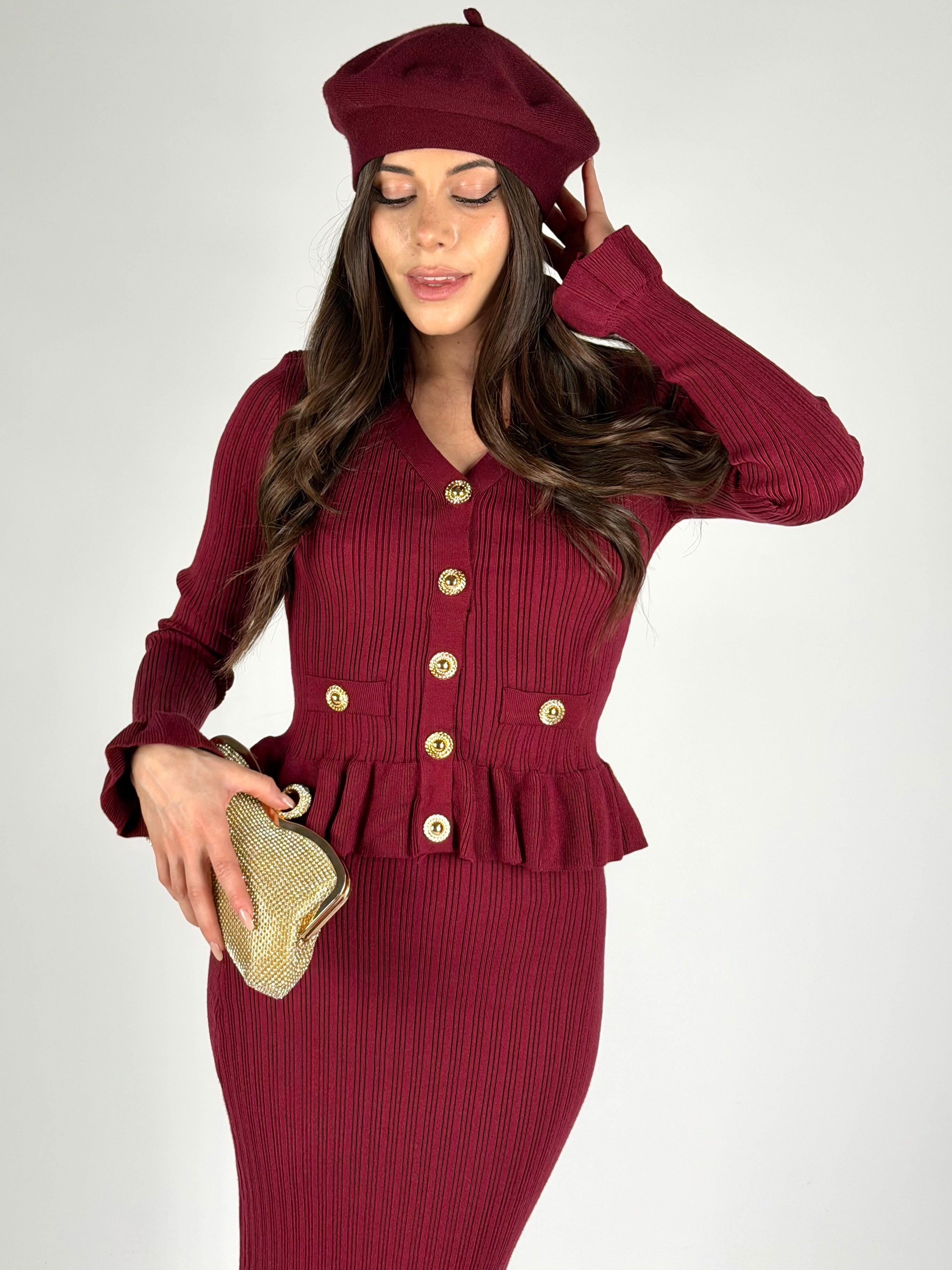 Set completo Cindy bordeaux