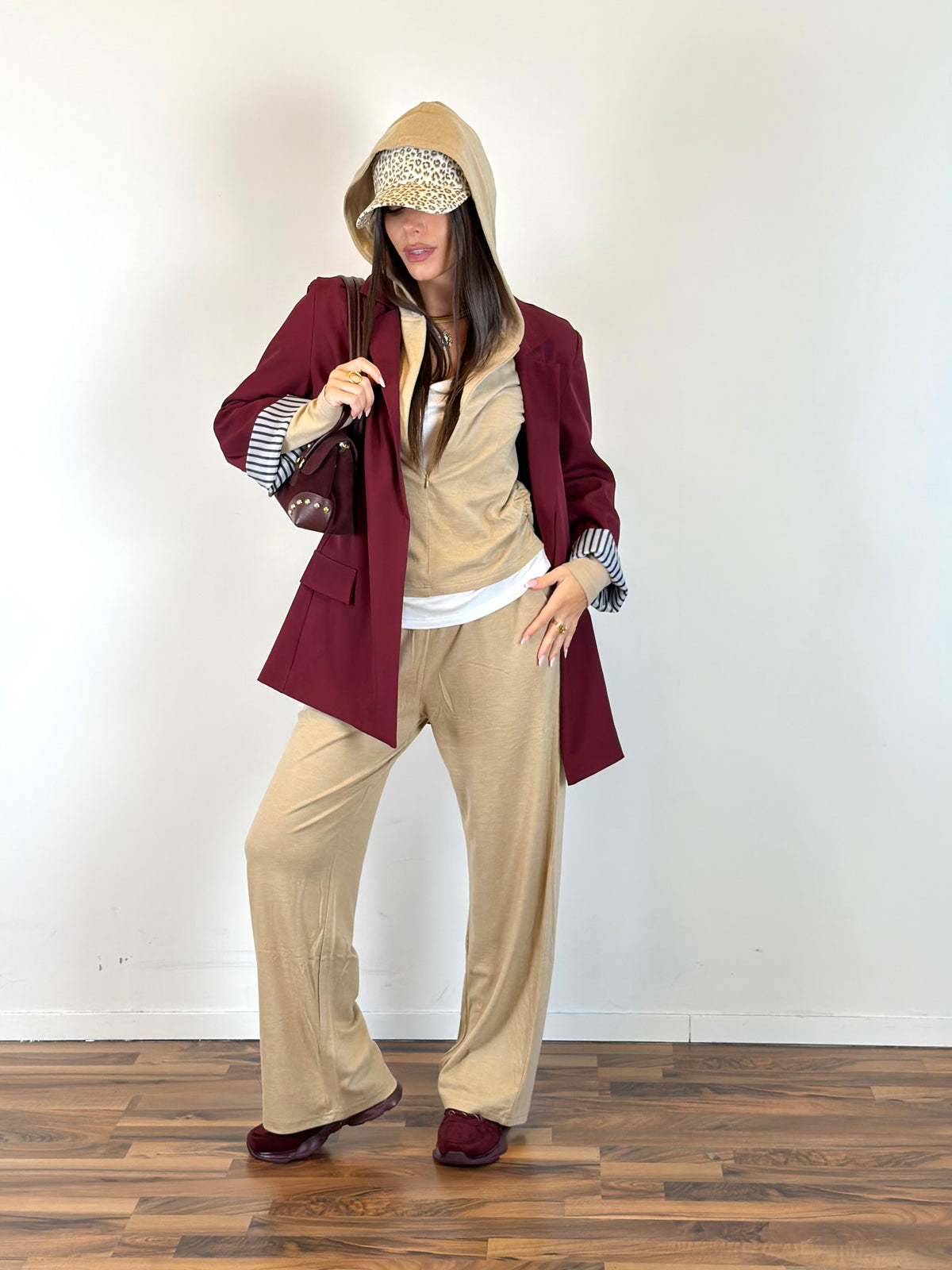 Giacca Zoe bordeaux