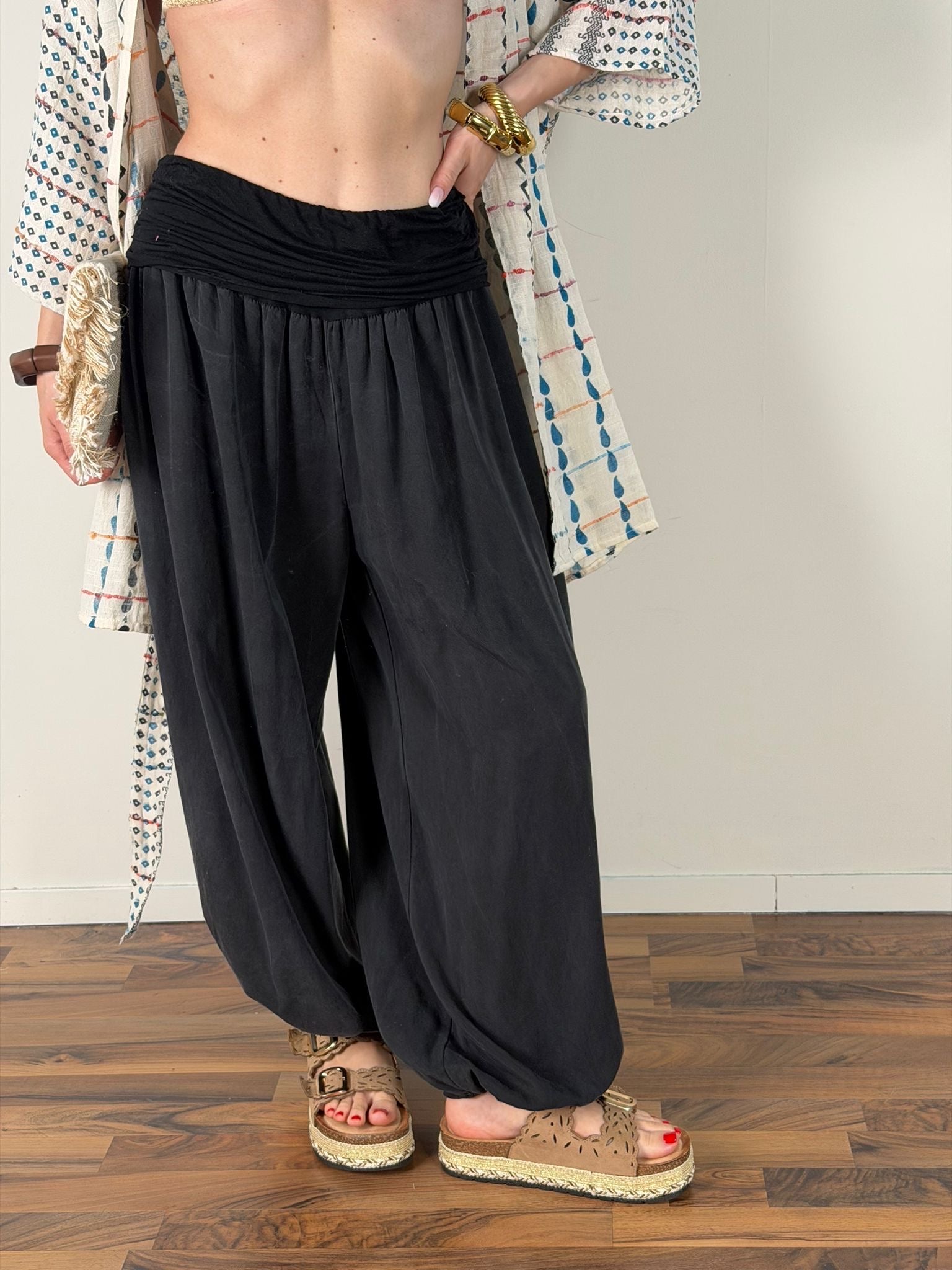 Pantalone odalisca nero