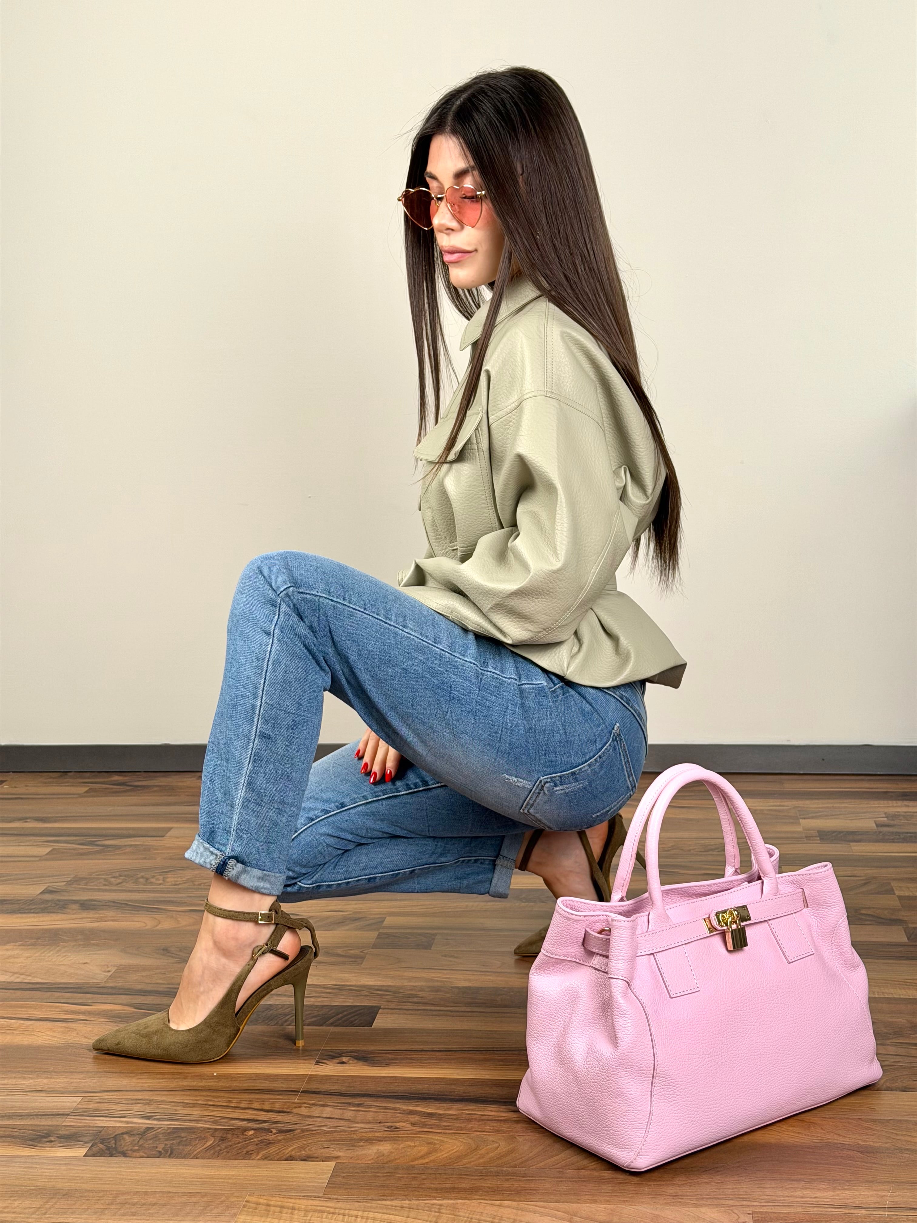 Décolleté kiss verde