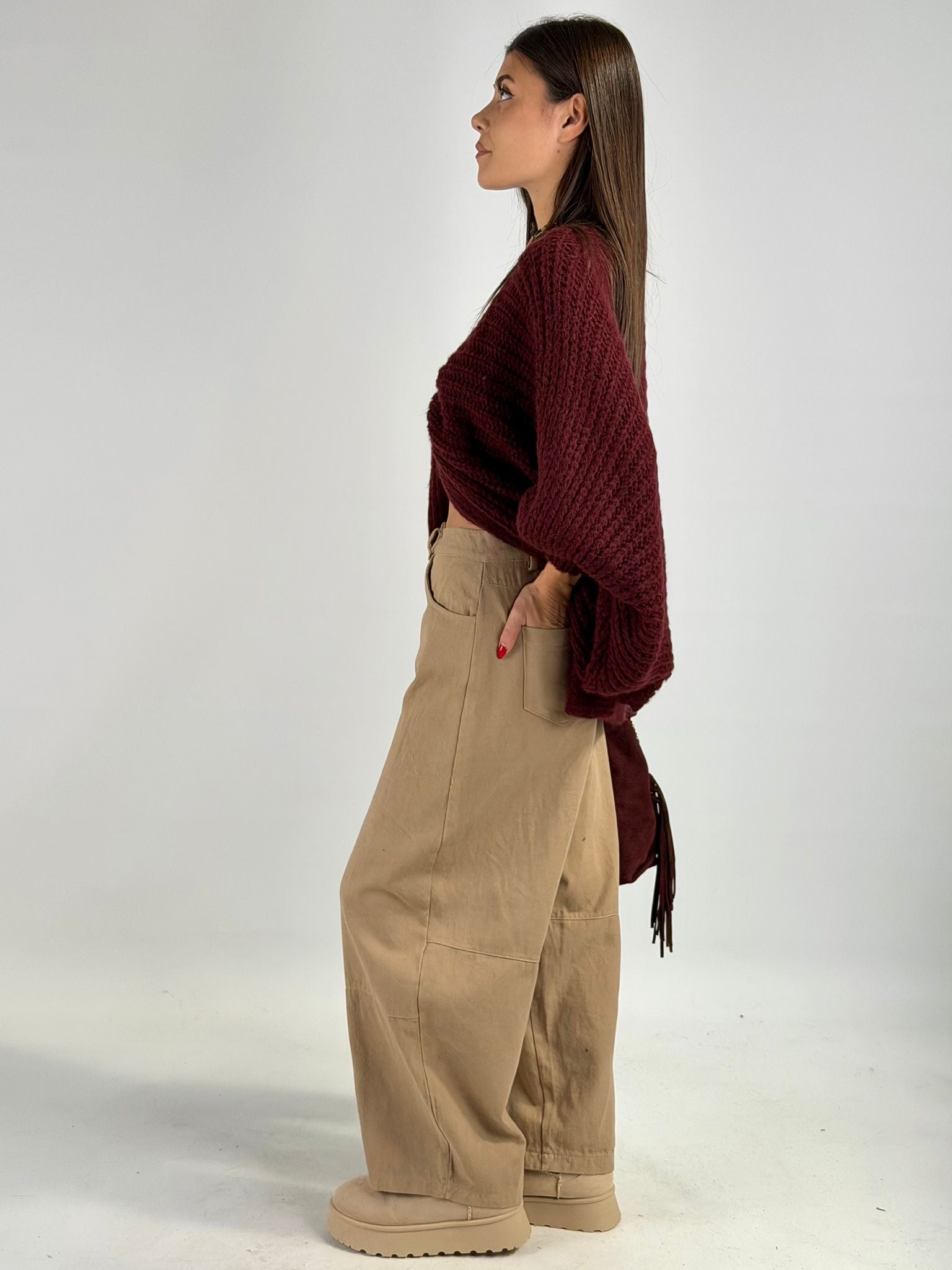 Pantalone Nadia beige Napoli